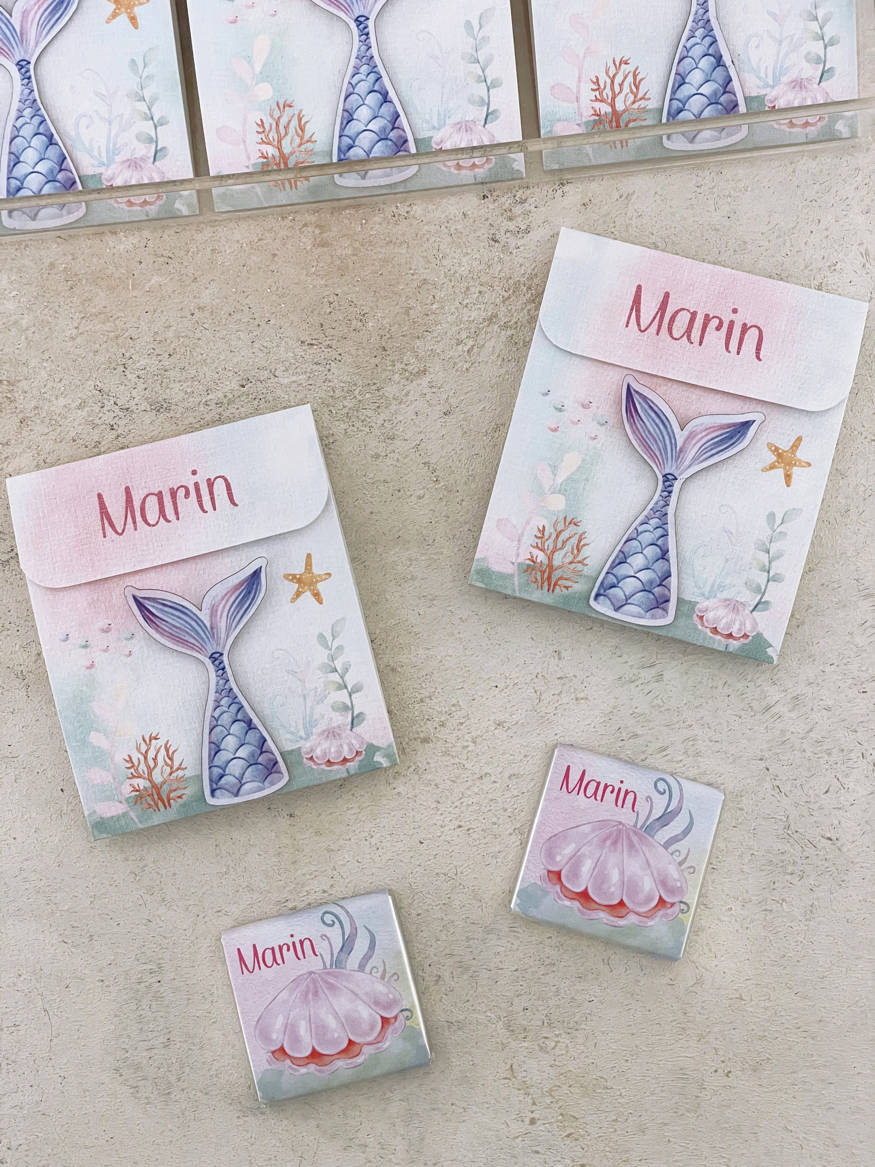 Mermaid Tail Kartlı Madlen Çikolata