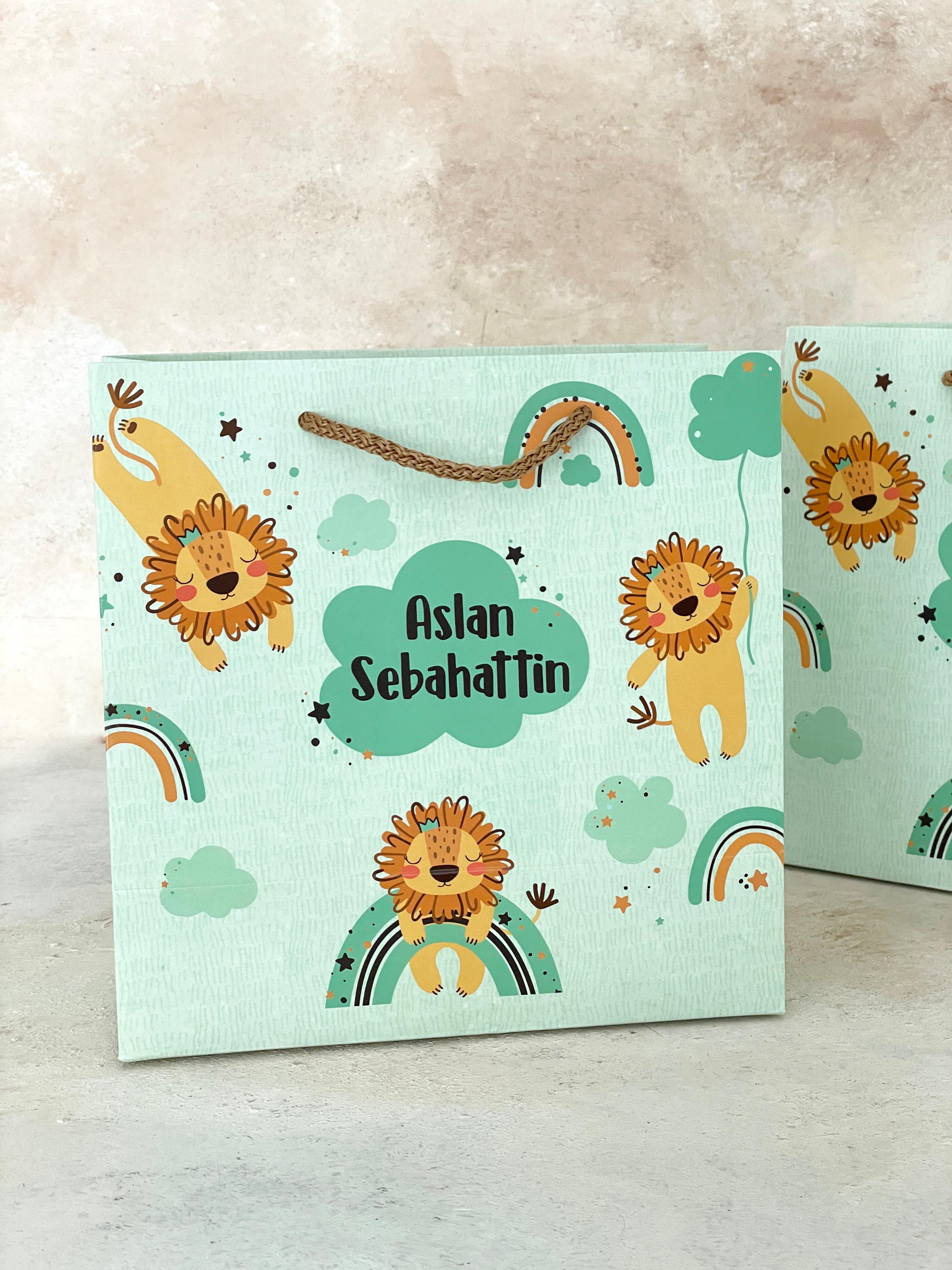 Aslan & Gökkuşağı Mint Hediye Çantası