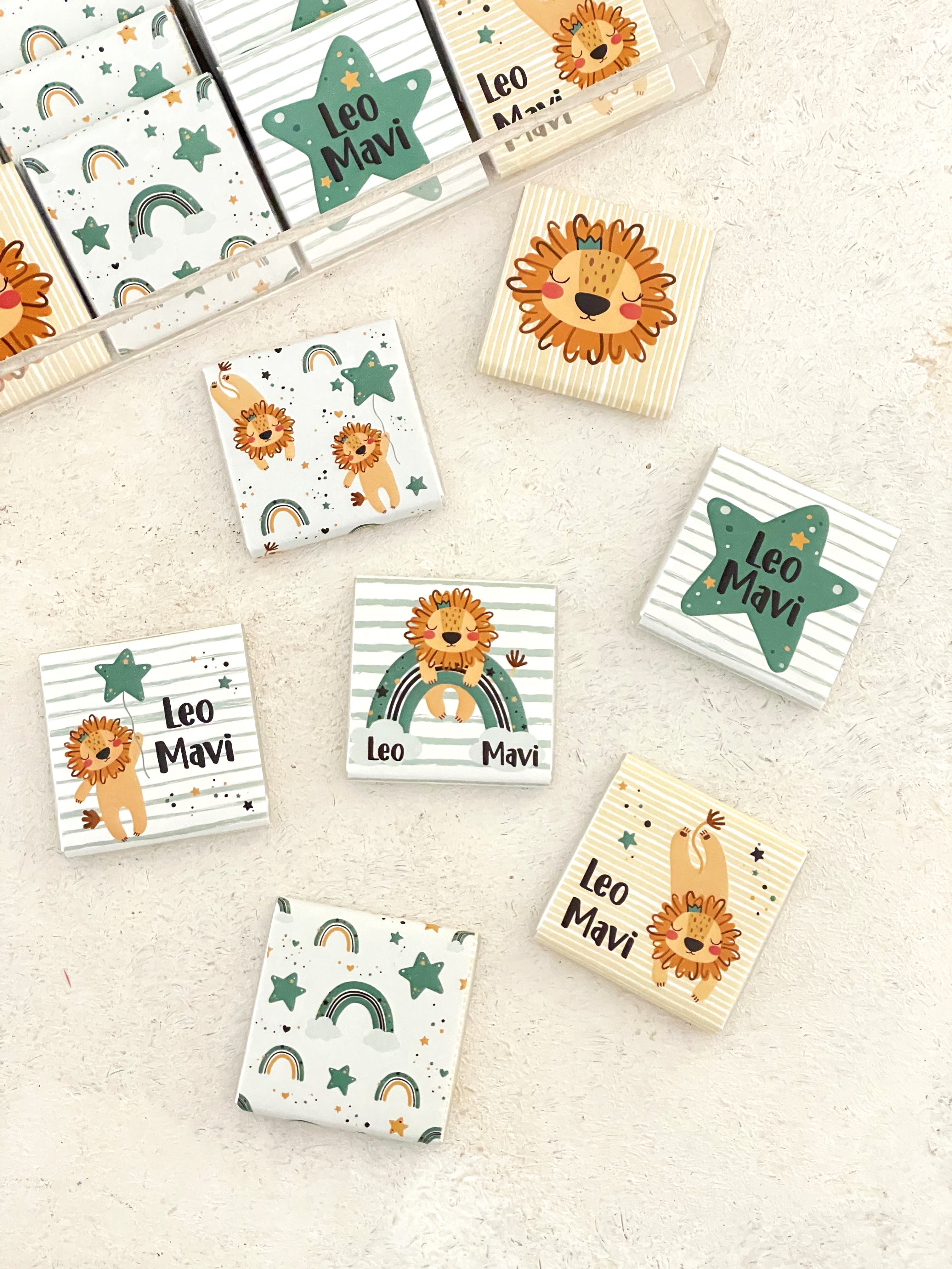 Aslan & Gökkuşağı Mint Madlen Çikolata