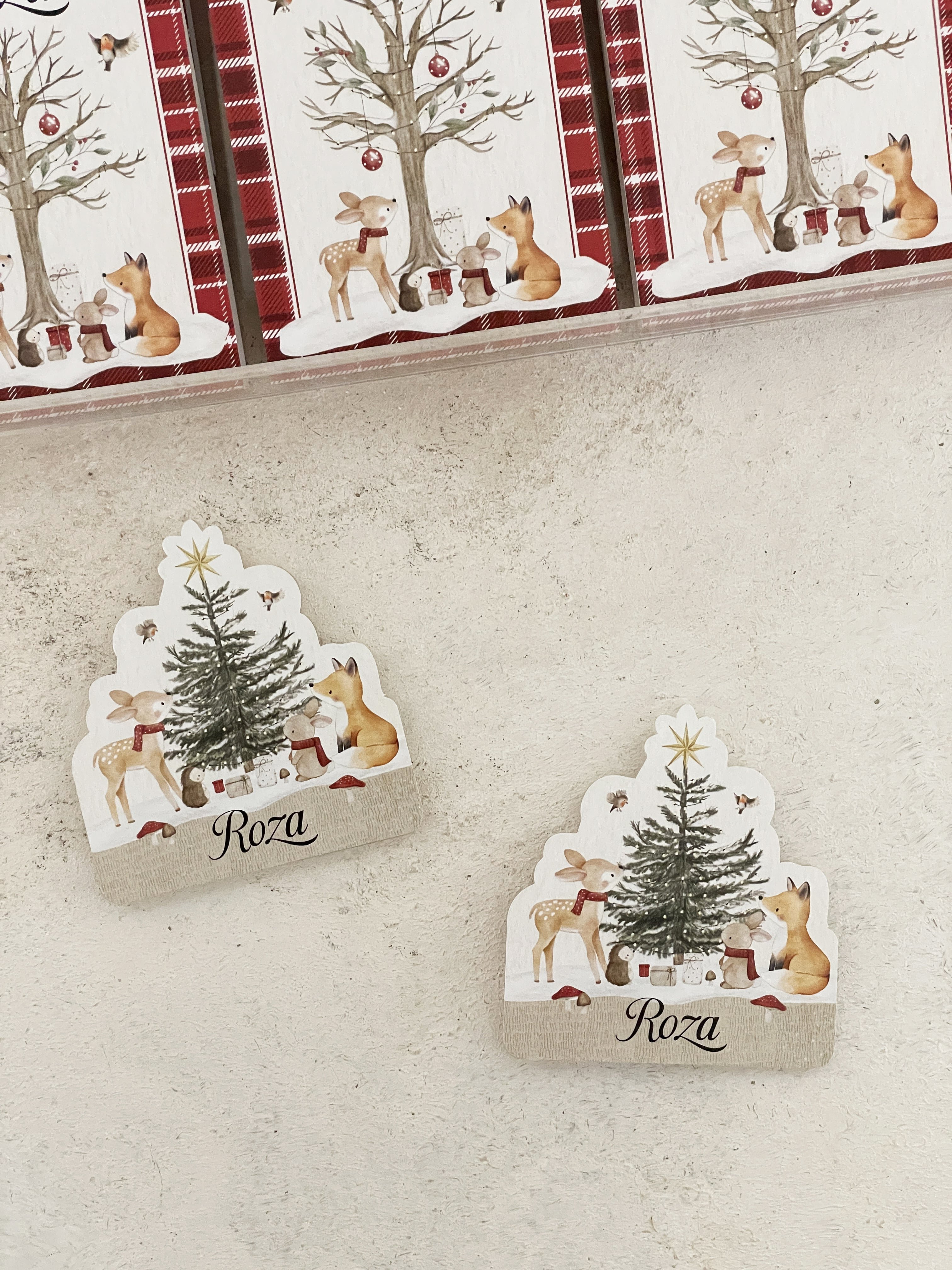 Woodland Christmas Pleksi Magnet ve Kılıfı