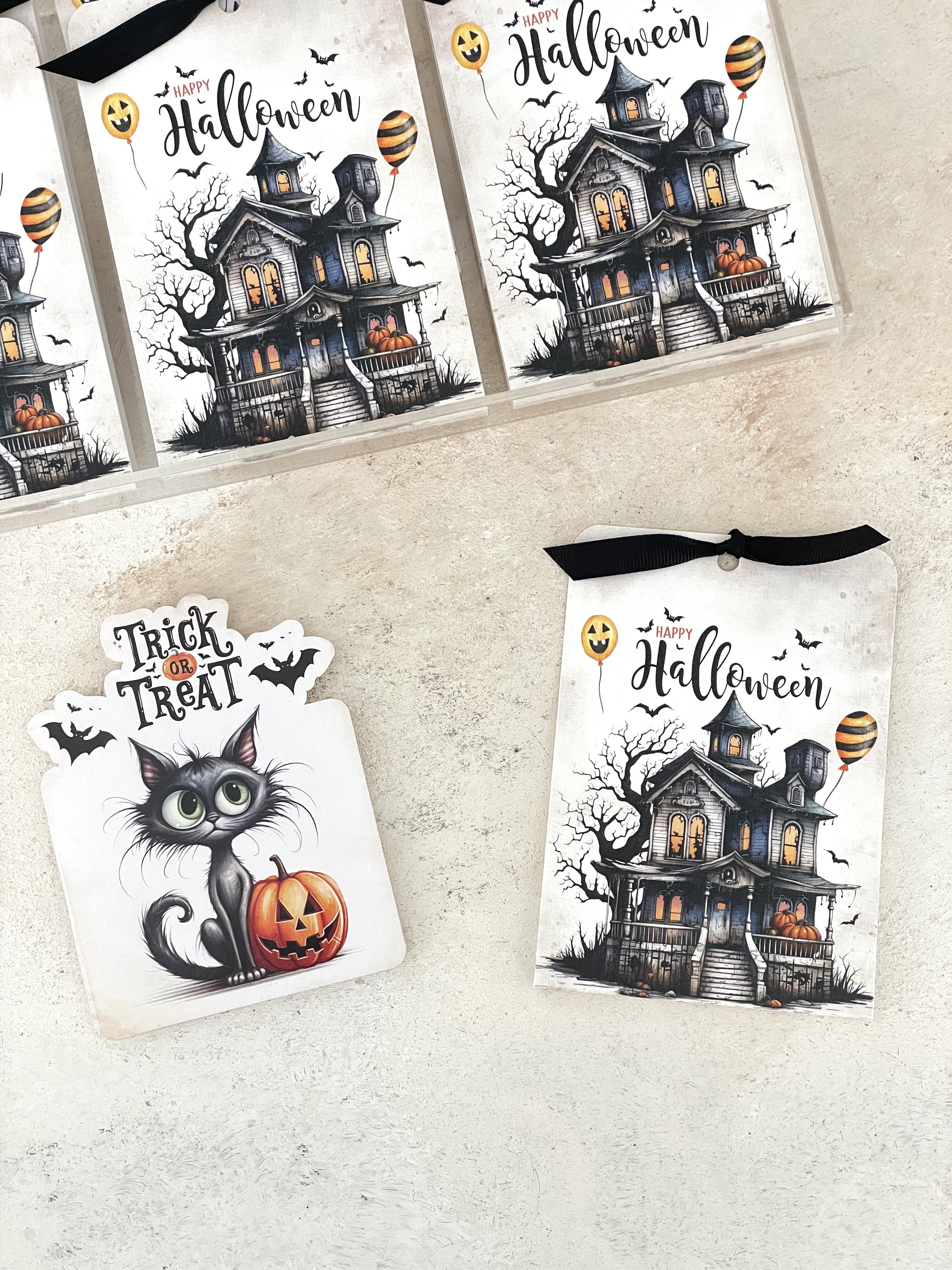 Gothic Halloween Pleksi Magnet ve Kılıfı