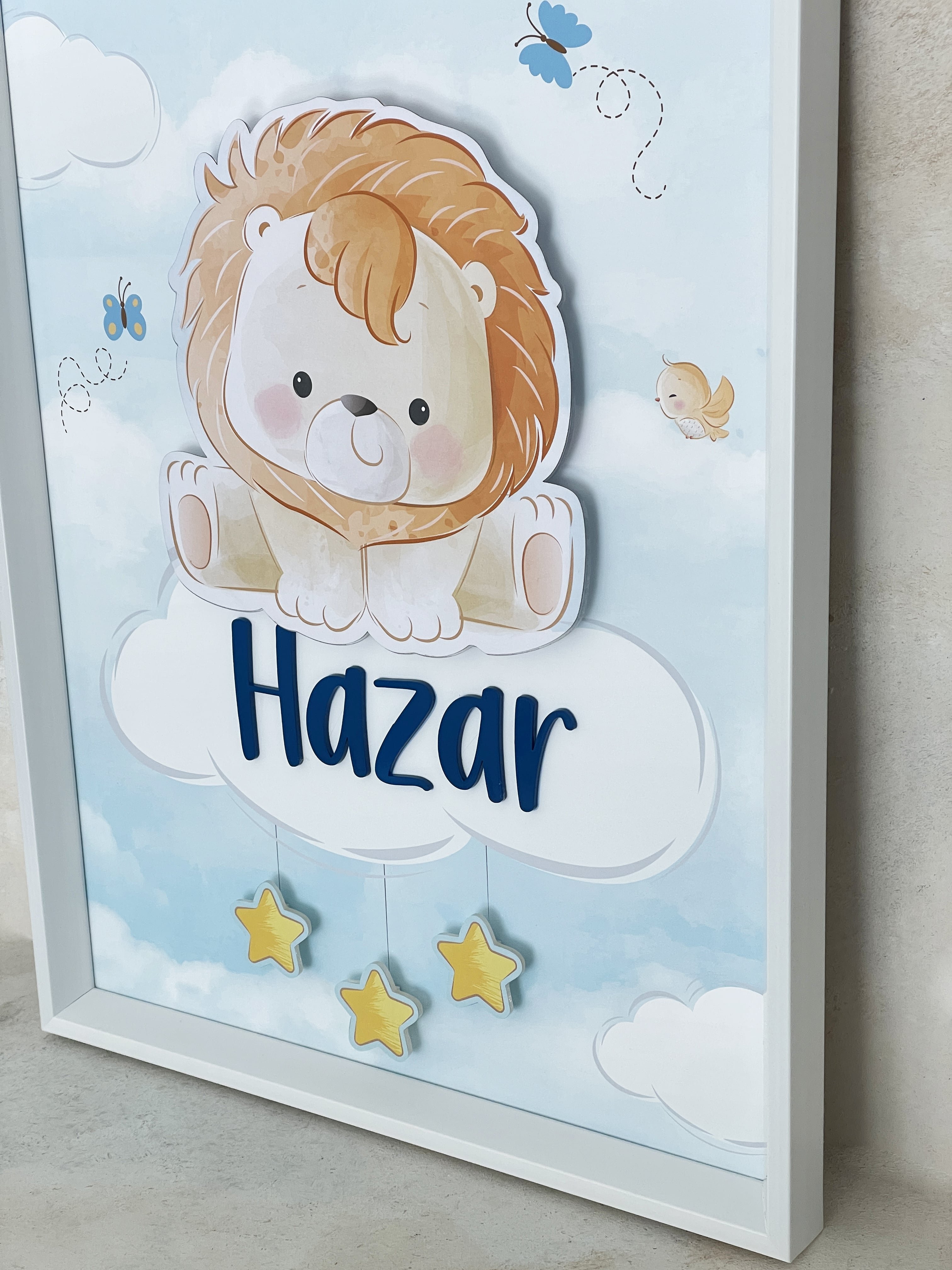 Kelebekli Aslan Kapı Süsü