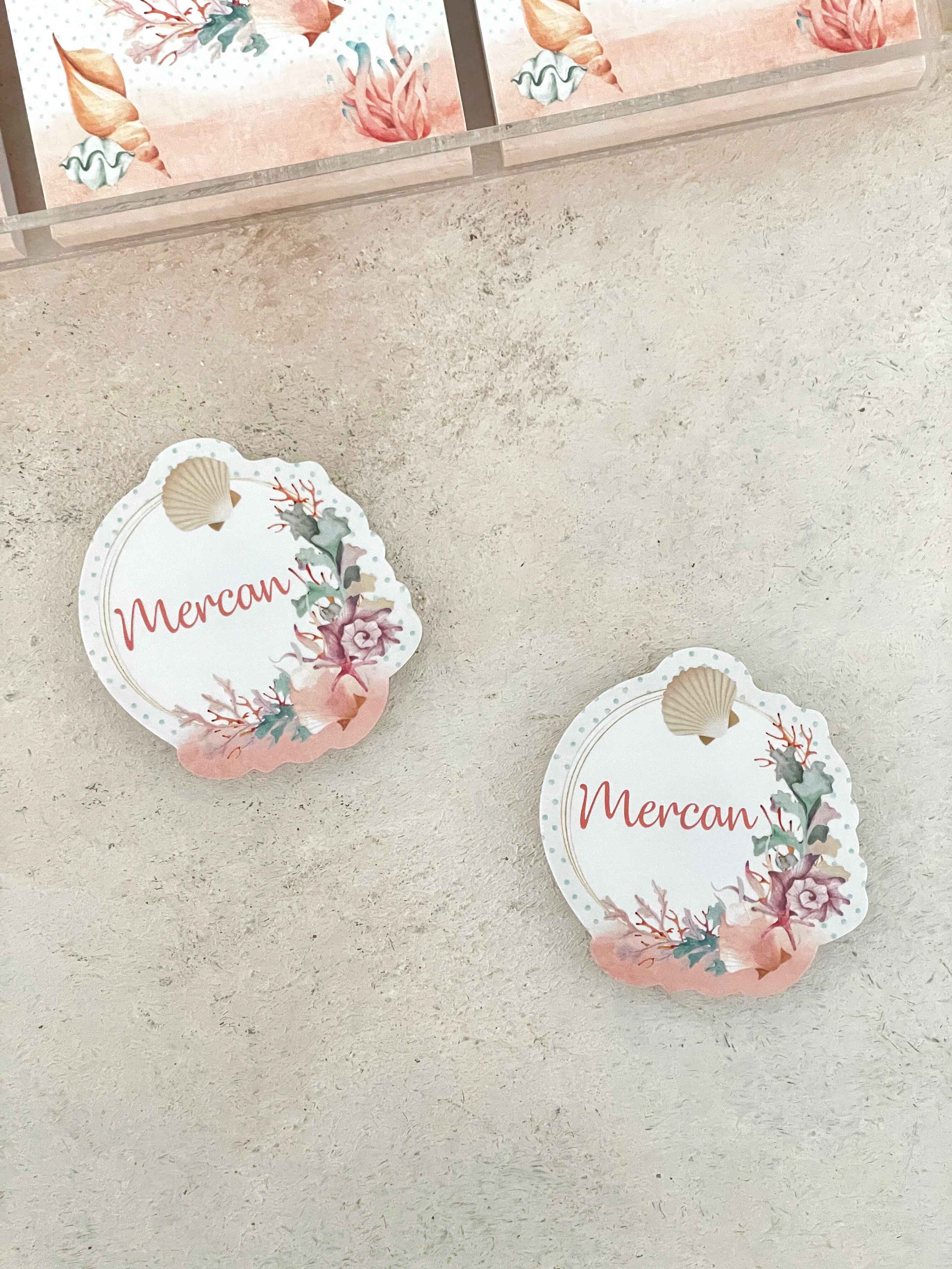 Shells & Pearls Pleksi Magnet ve Kılıfı
