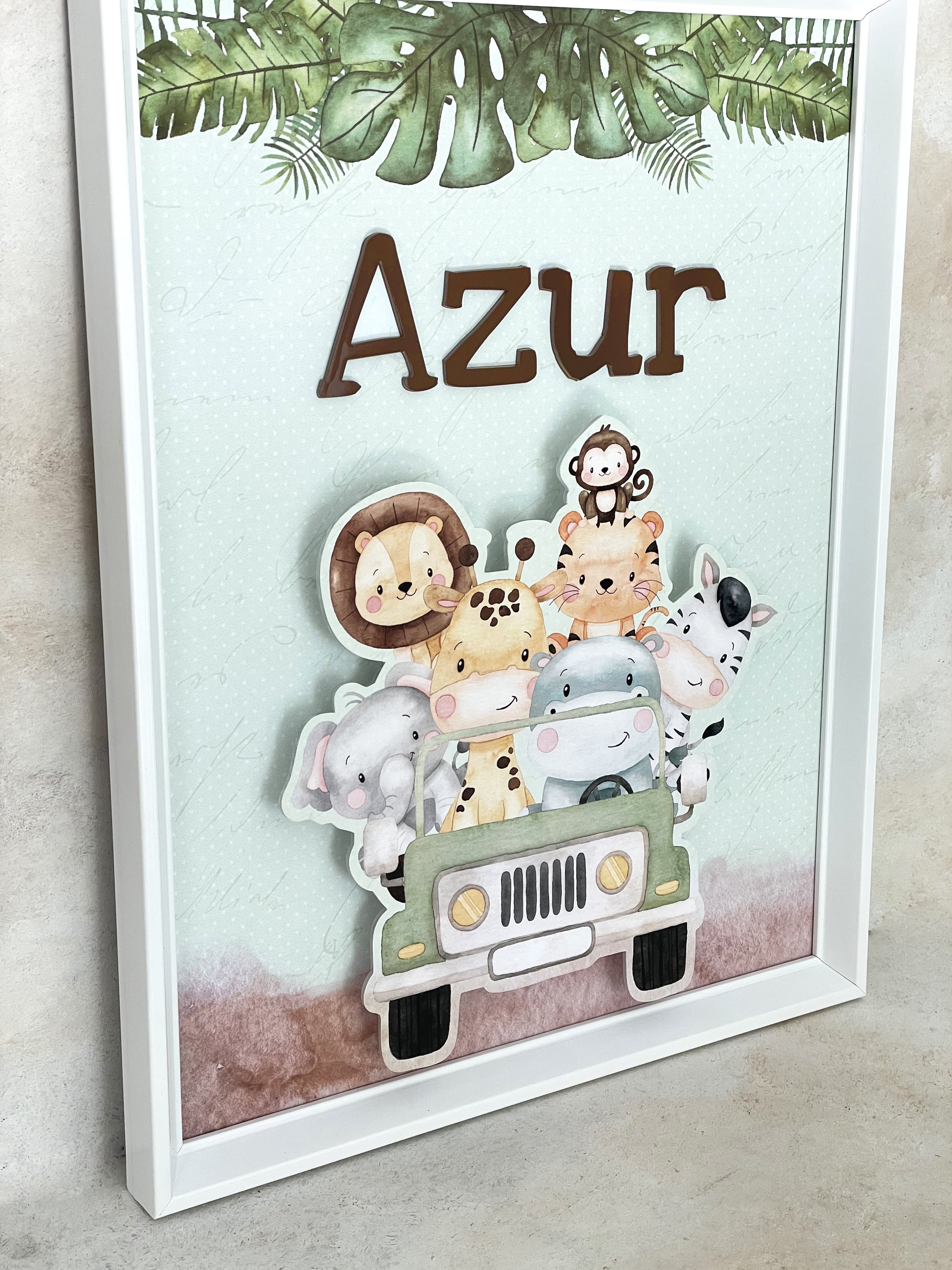 Arabalı Safari Kapı Süsü
