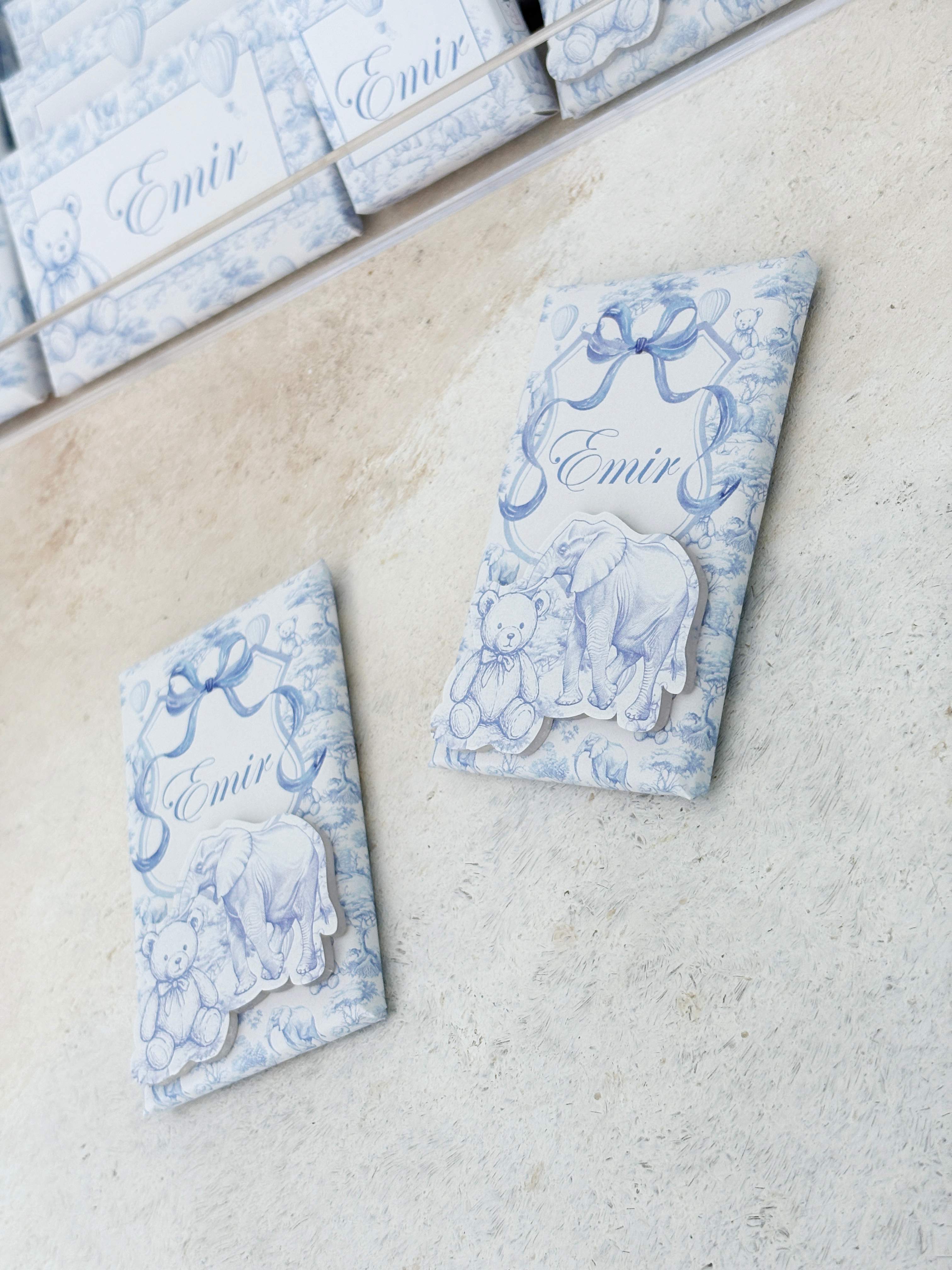 Chinoiserie Toile De Bear Çikolata Seti