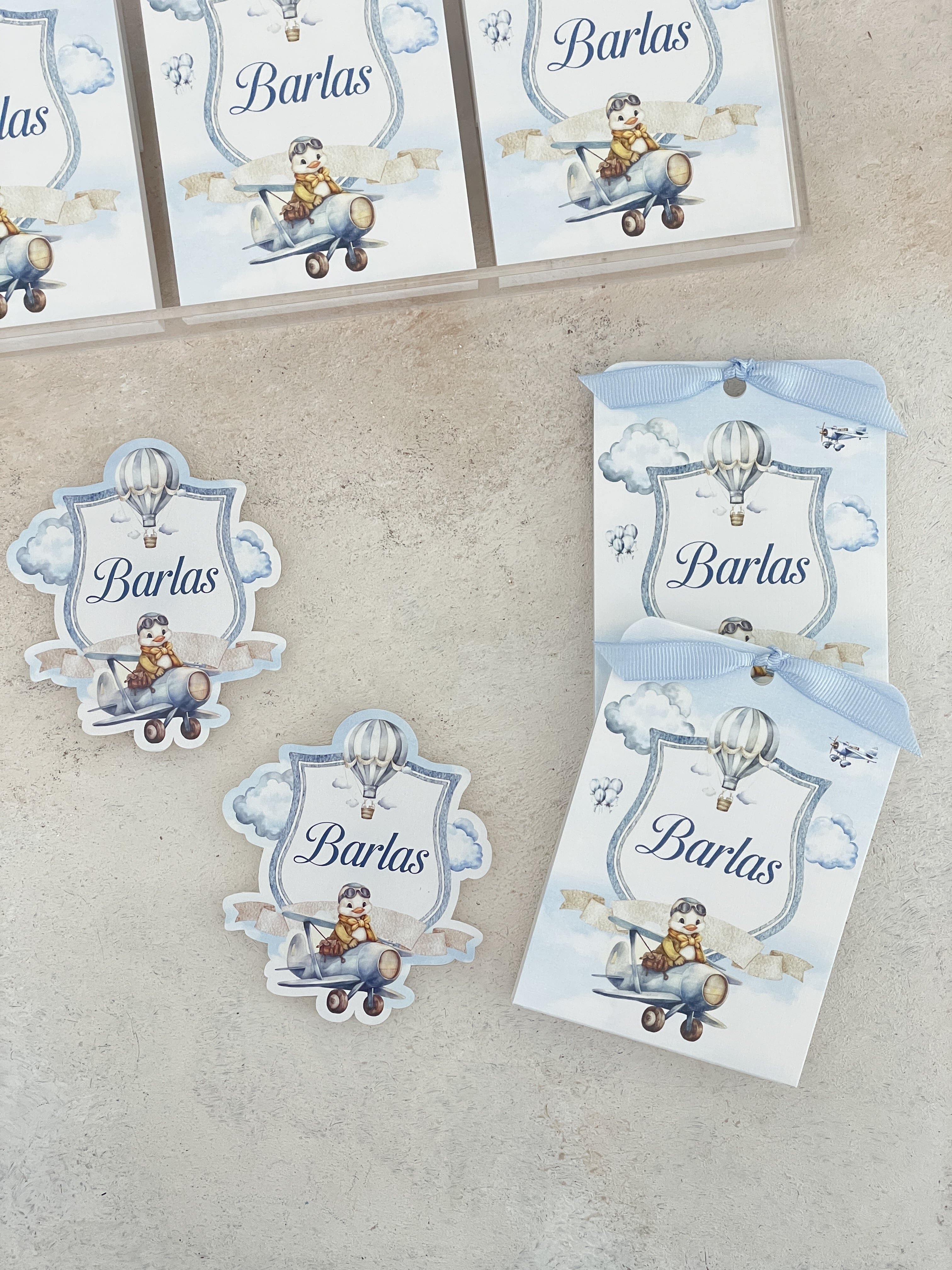 Blue Baby Duck Pleksi Magnet ve Kılıfı