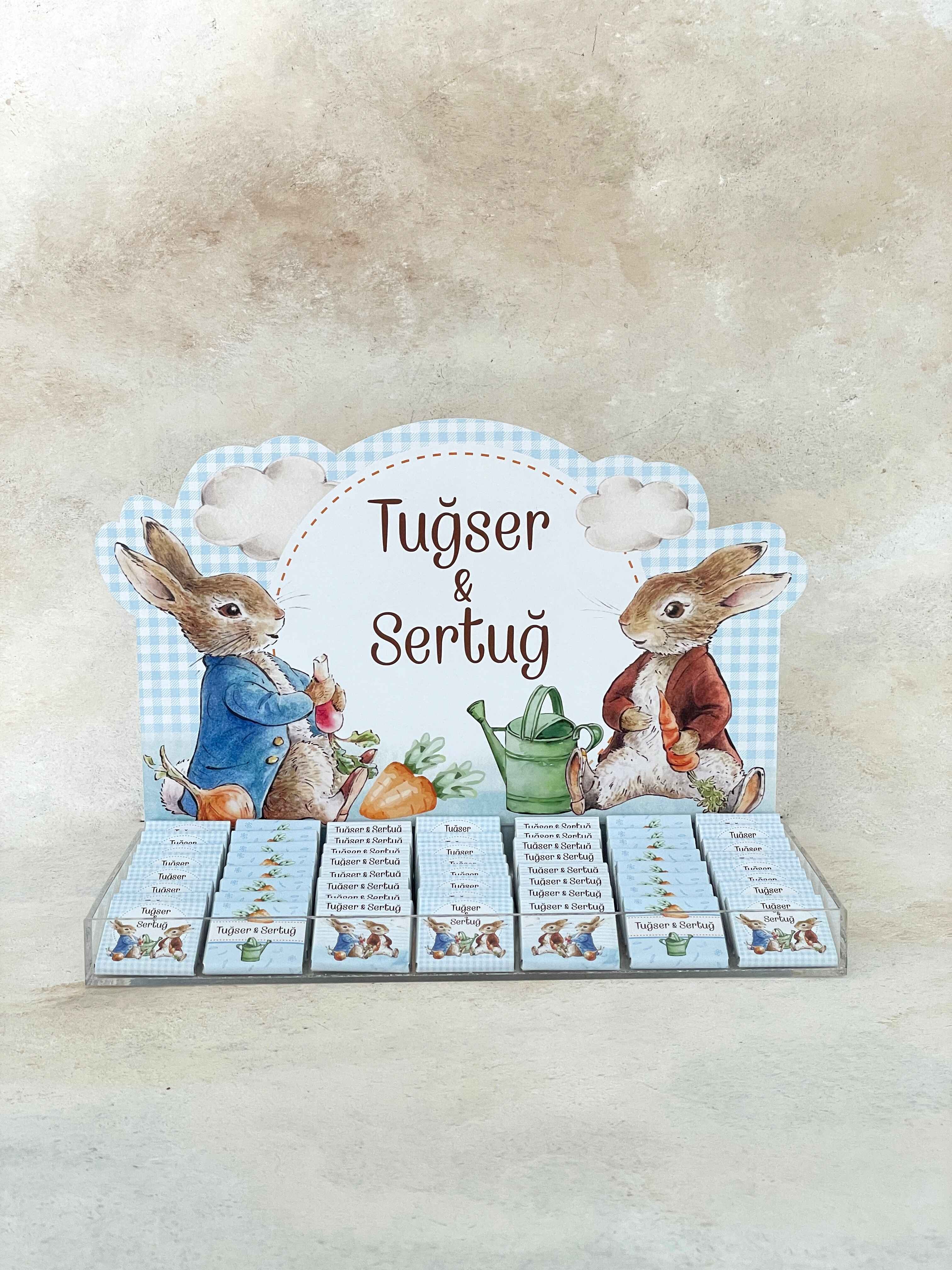 Peter Rabbit & Benjamin Bunny Madlen Çikolata