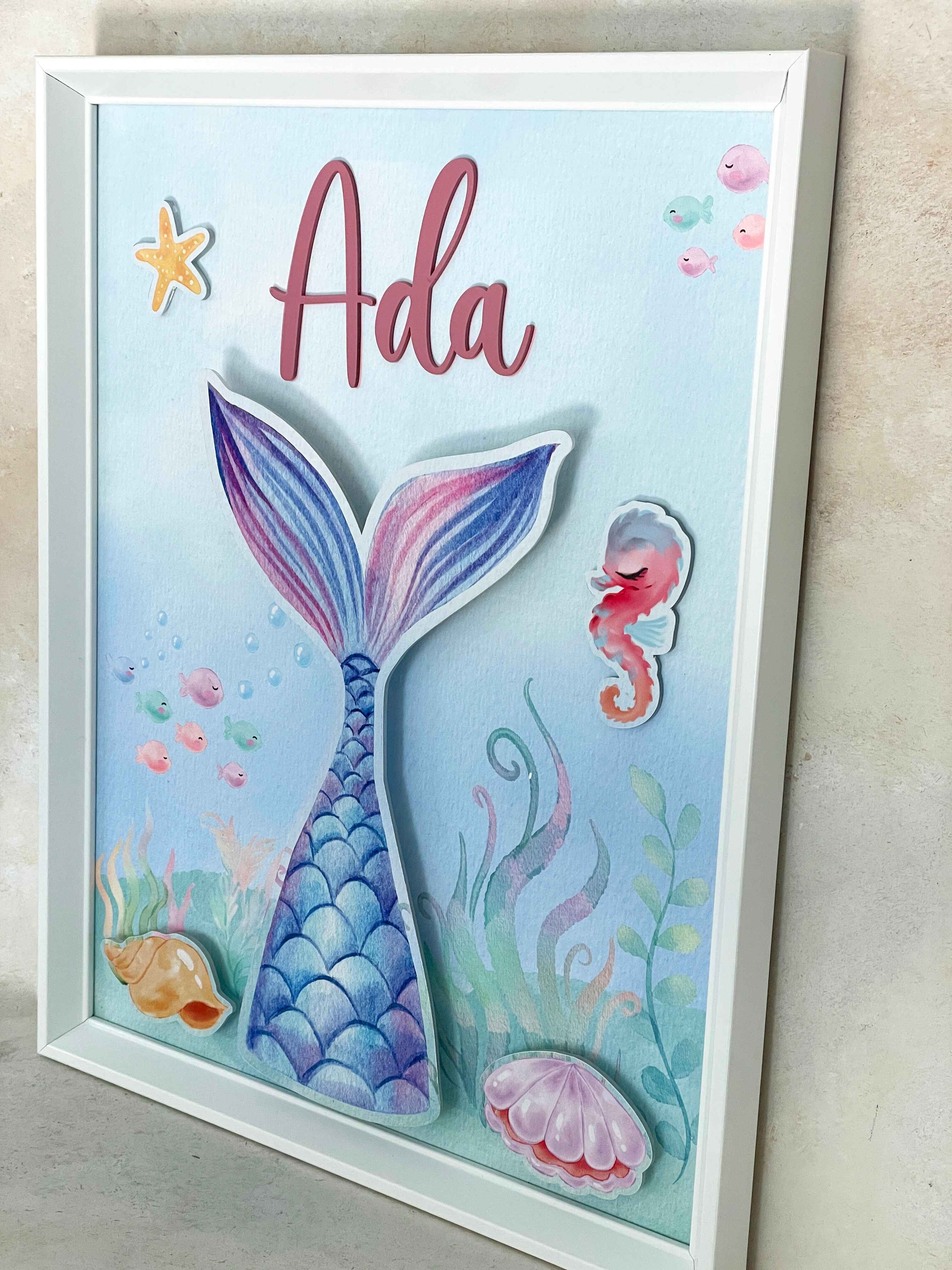 Mermaid Tail Kapı Süsü