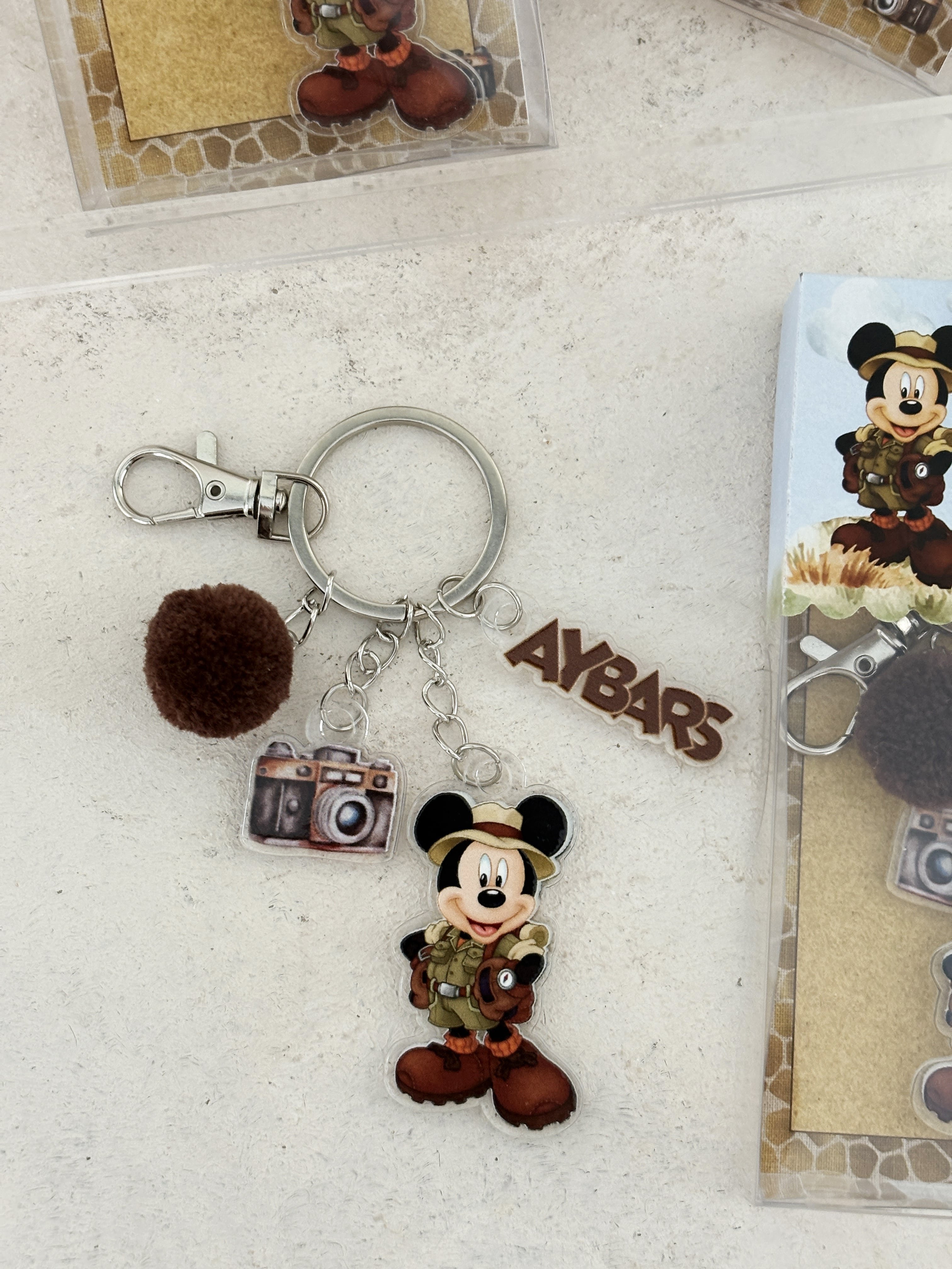 Safari Mickey Mouse Anahtarlık ve Kutusu