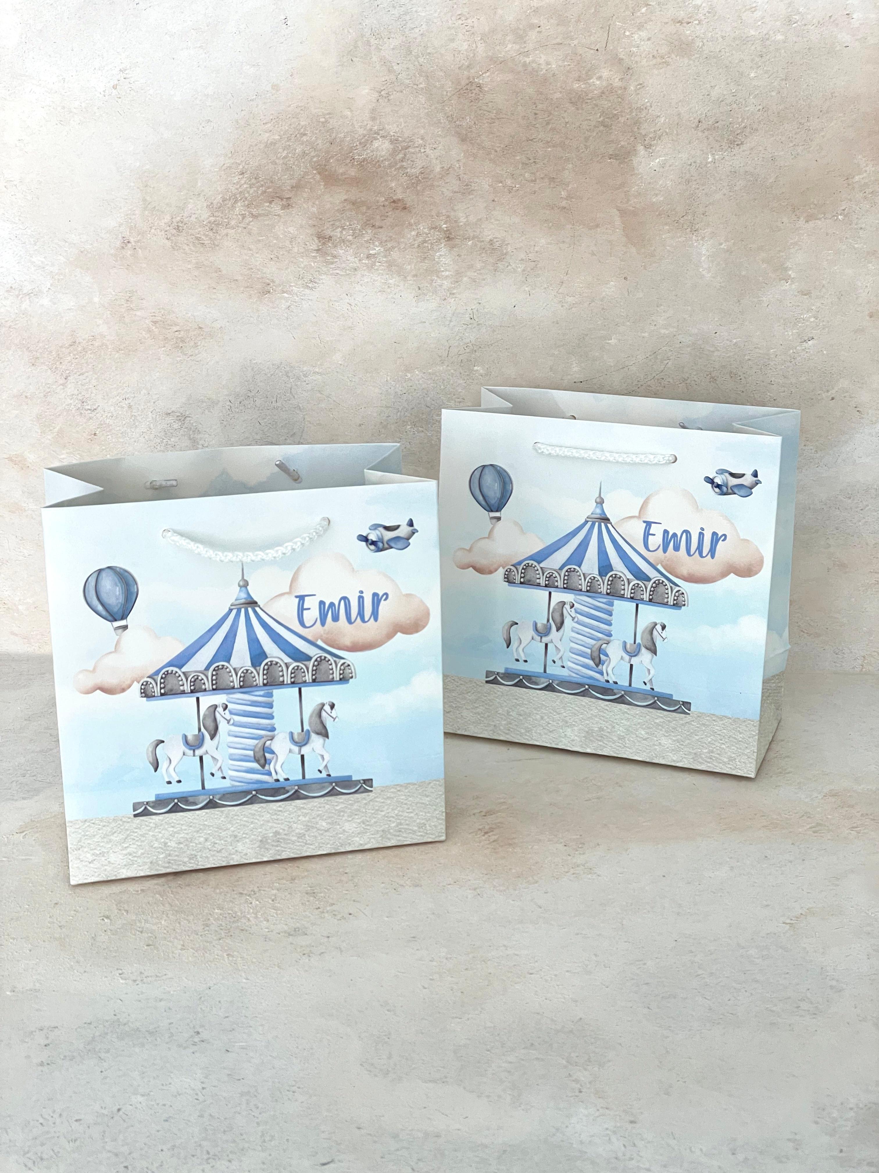 Amusement Park Blue Hediye Çantası