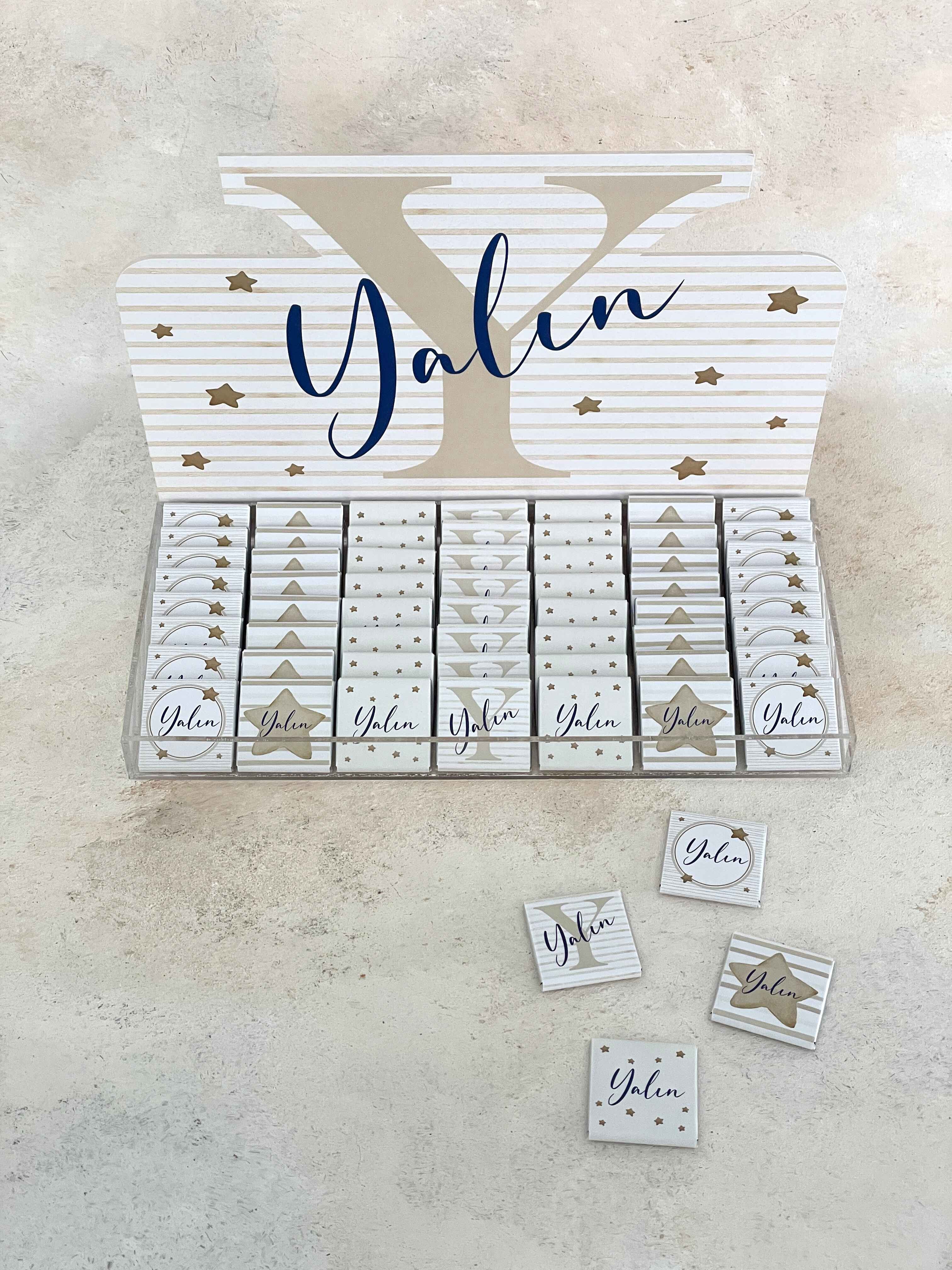Star Monogram Madlen Çikolata