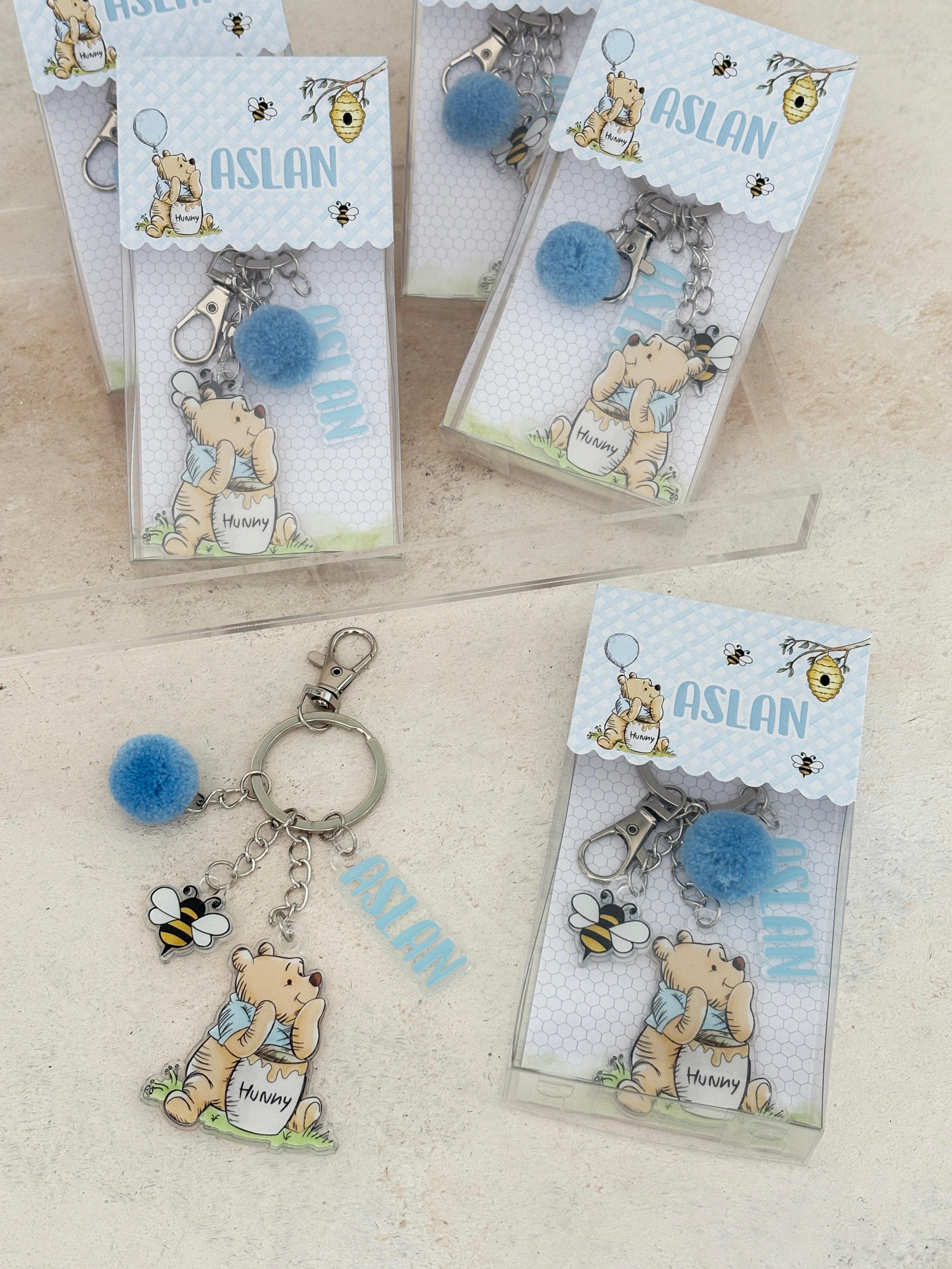 Winnie The Pooh Sketch Anahtarlık ve Kutusu