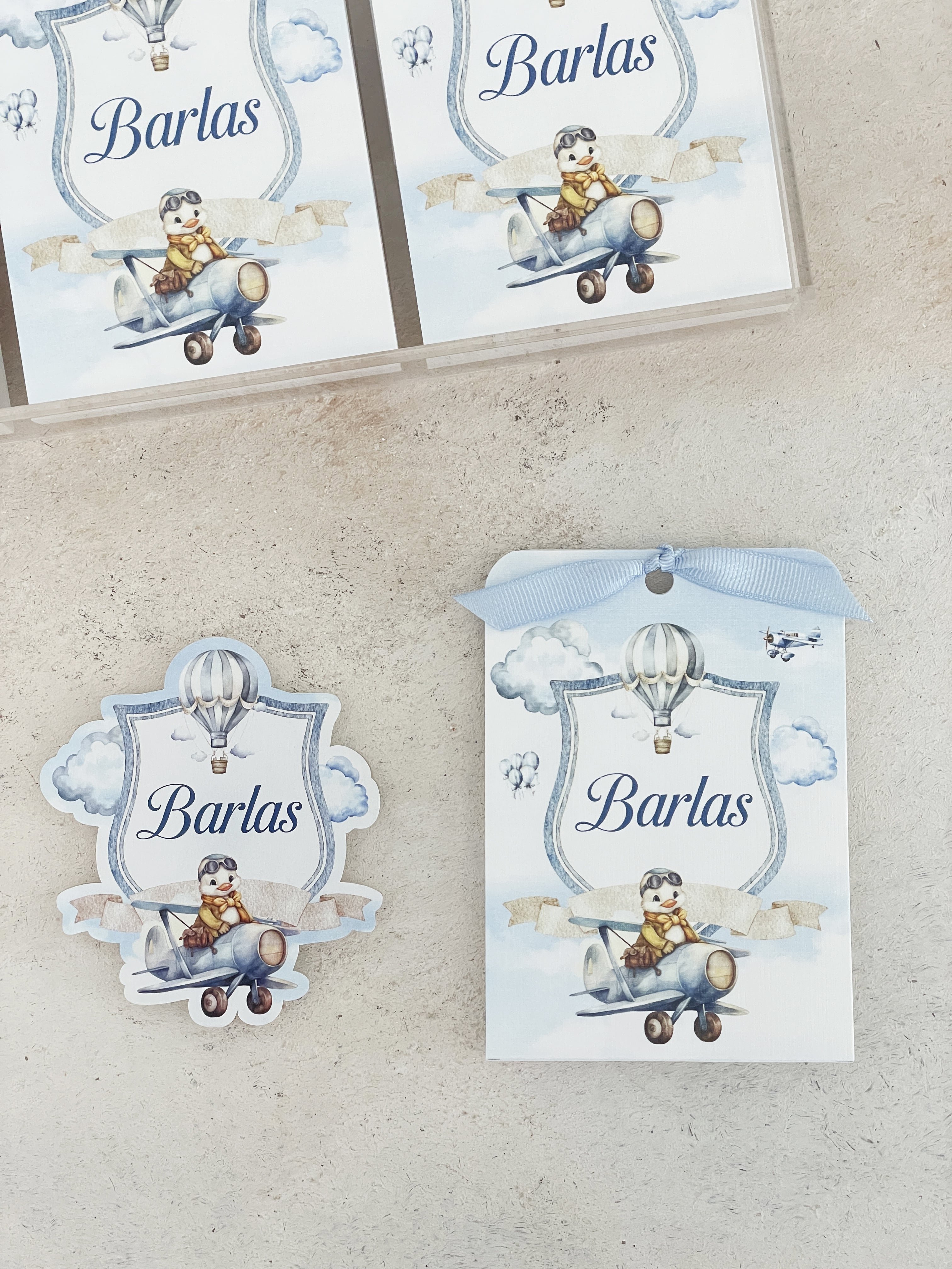 Blue Baby Duck Pleksi Magnet ve Kılıfı
