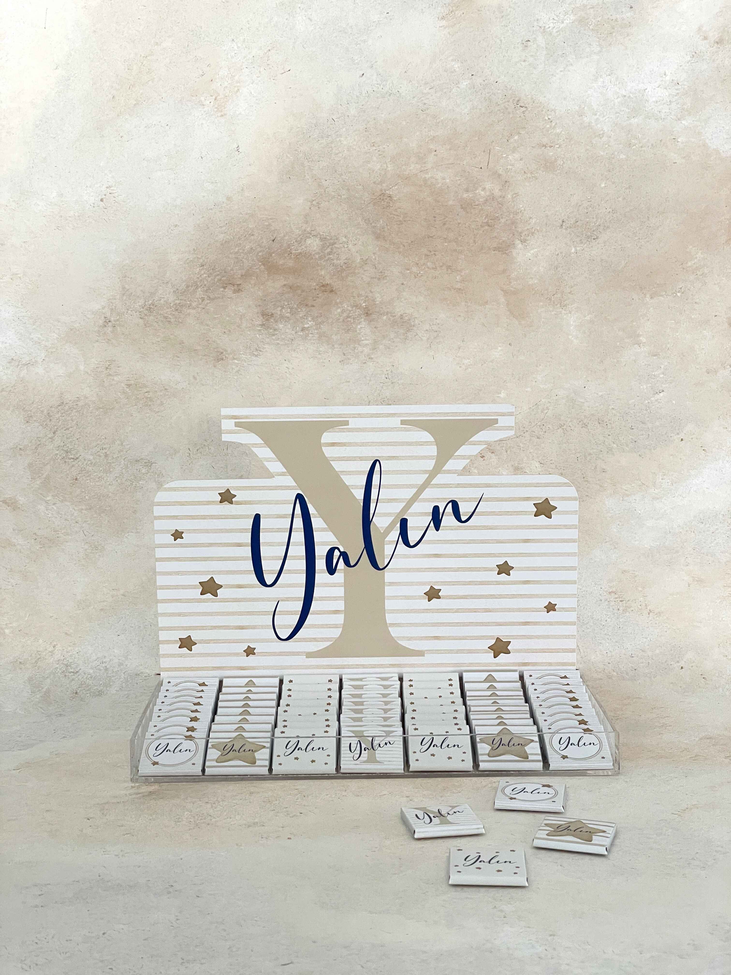 Star Monogram Madlen Çikolata
