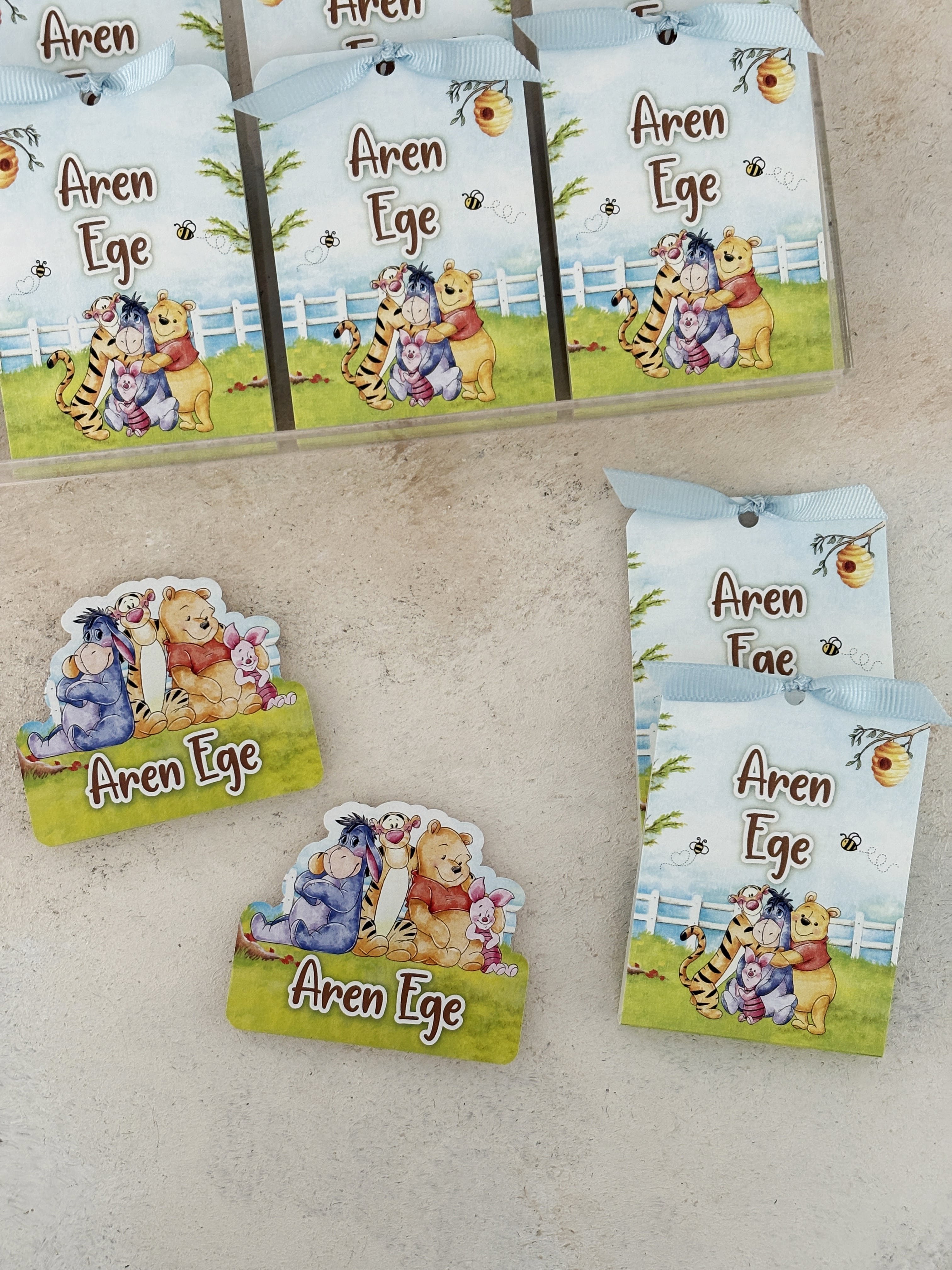 Winnie The Pooh & Friends Pleksi Magnet ve Kılıfı