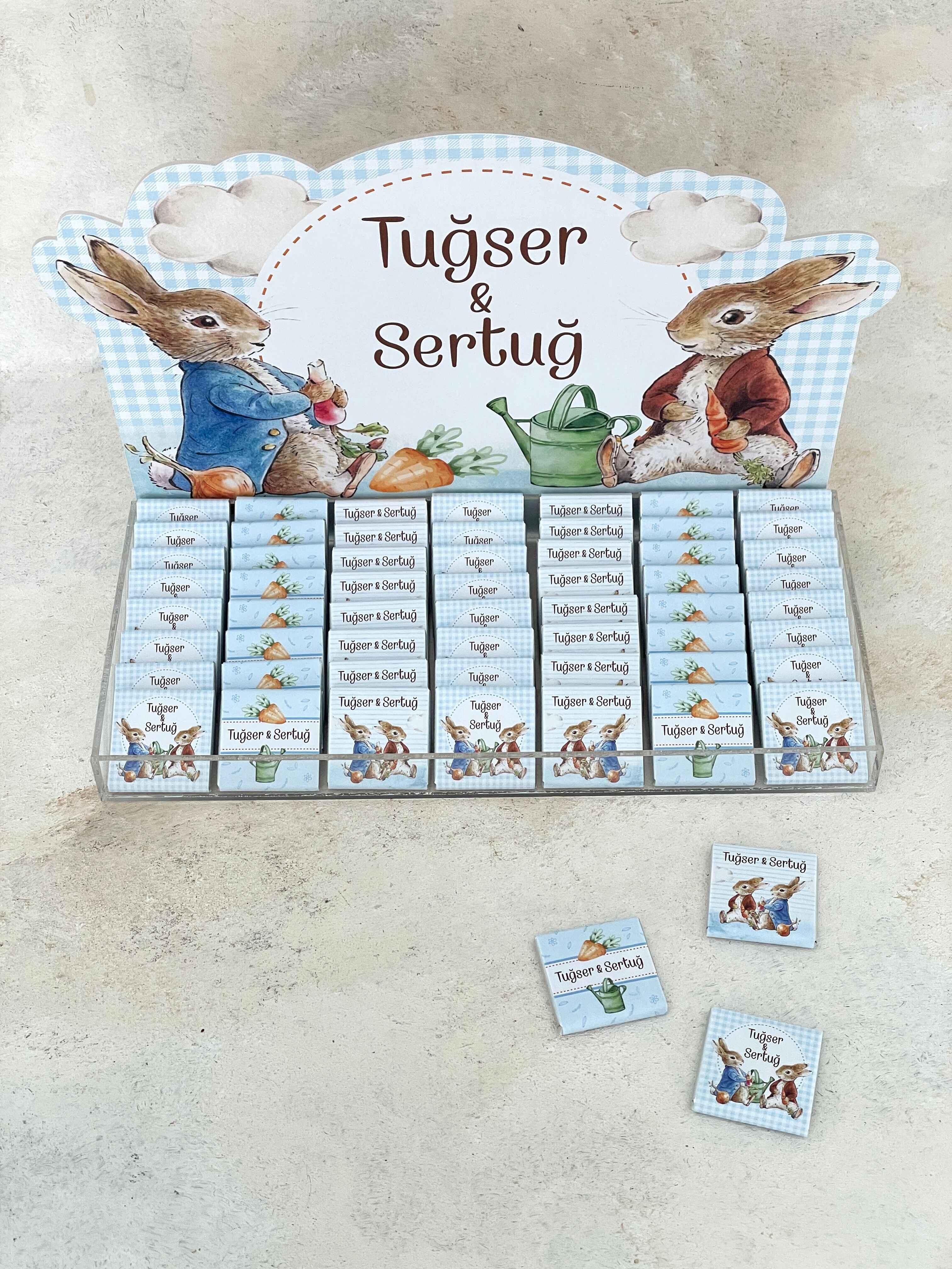 Peter Rabbit & Benjamin Bunny Madlen Çikolata
