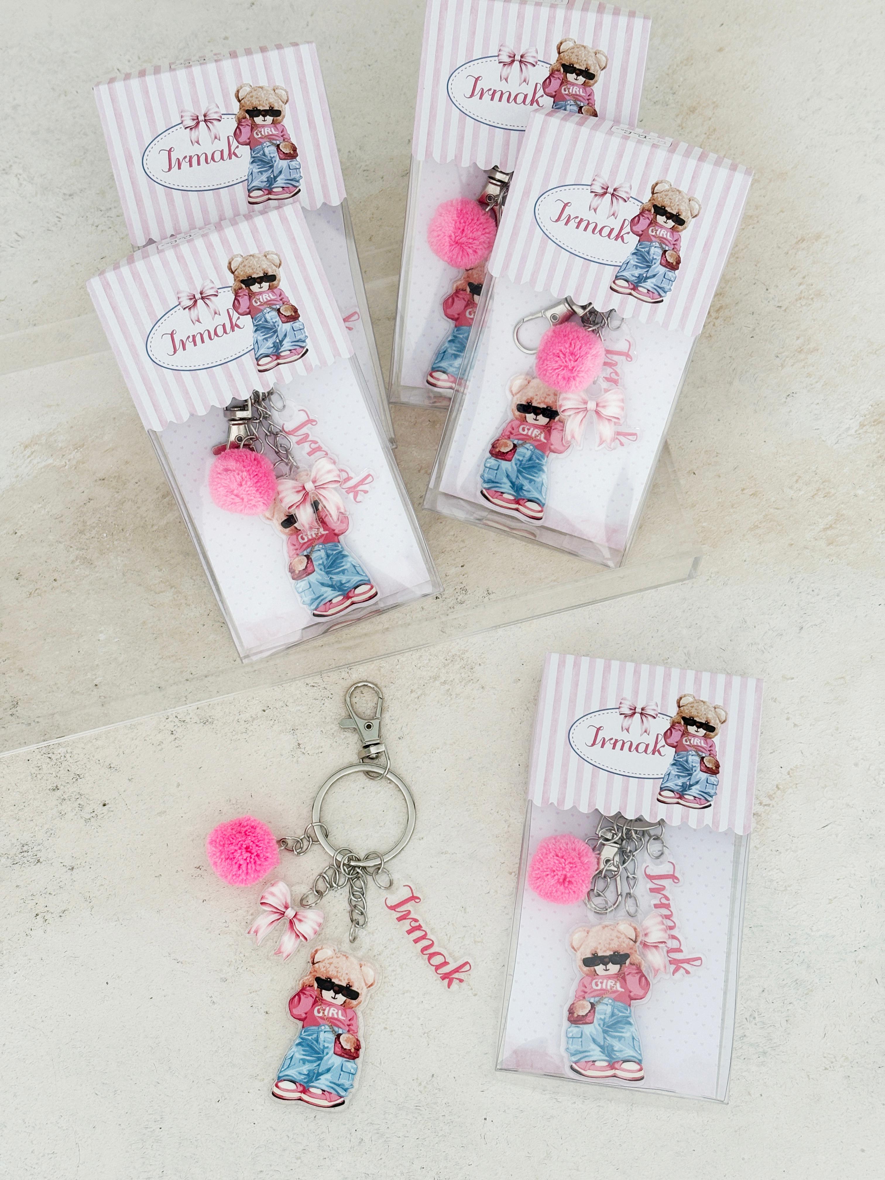 Girly Bear Anahtarlık ve Kutusu