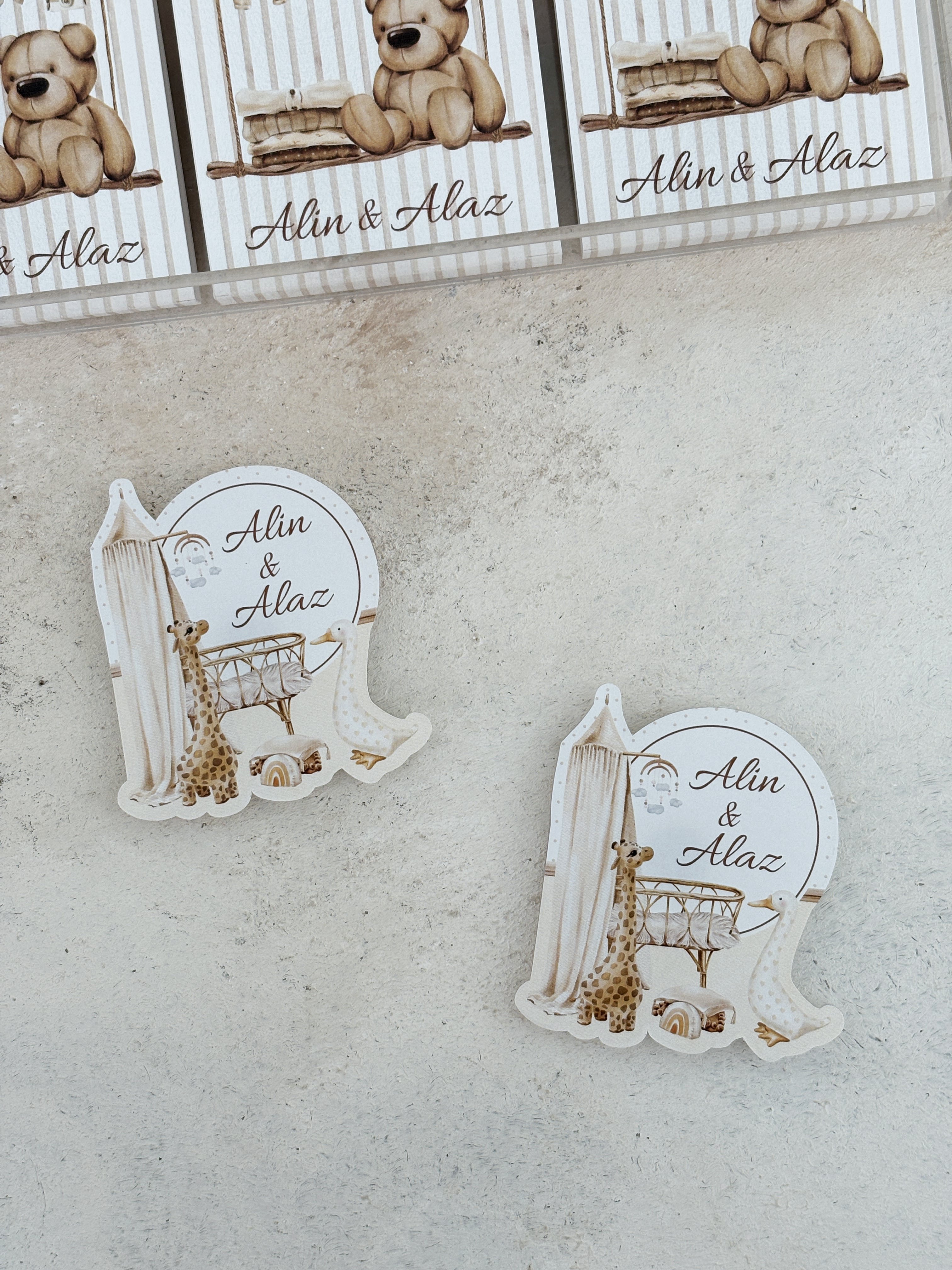 Boho Baby Pleksi Magnet ve Kılıfı