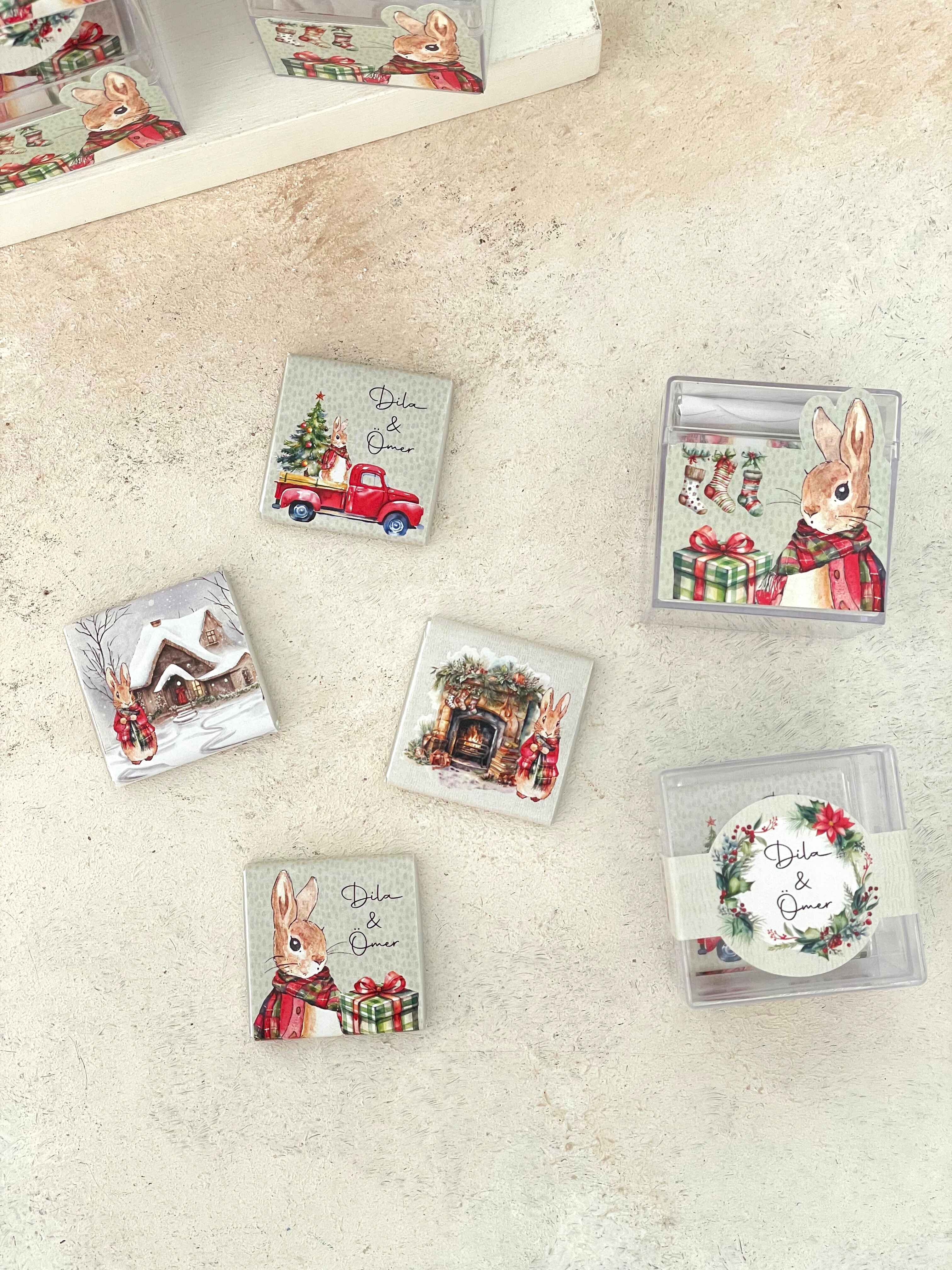 Peter Rabbit Christmas Mika Çikolata Küpü