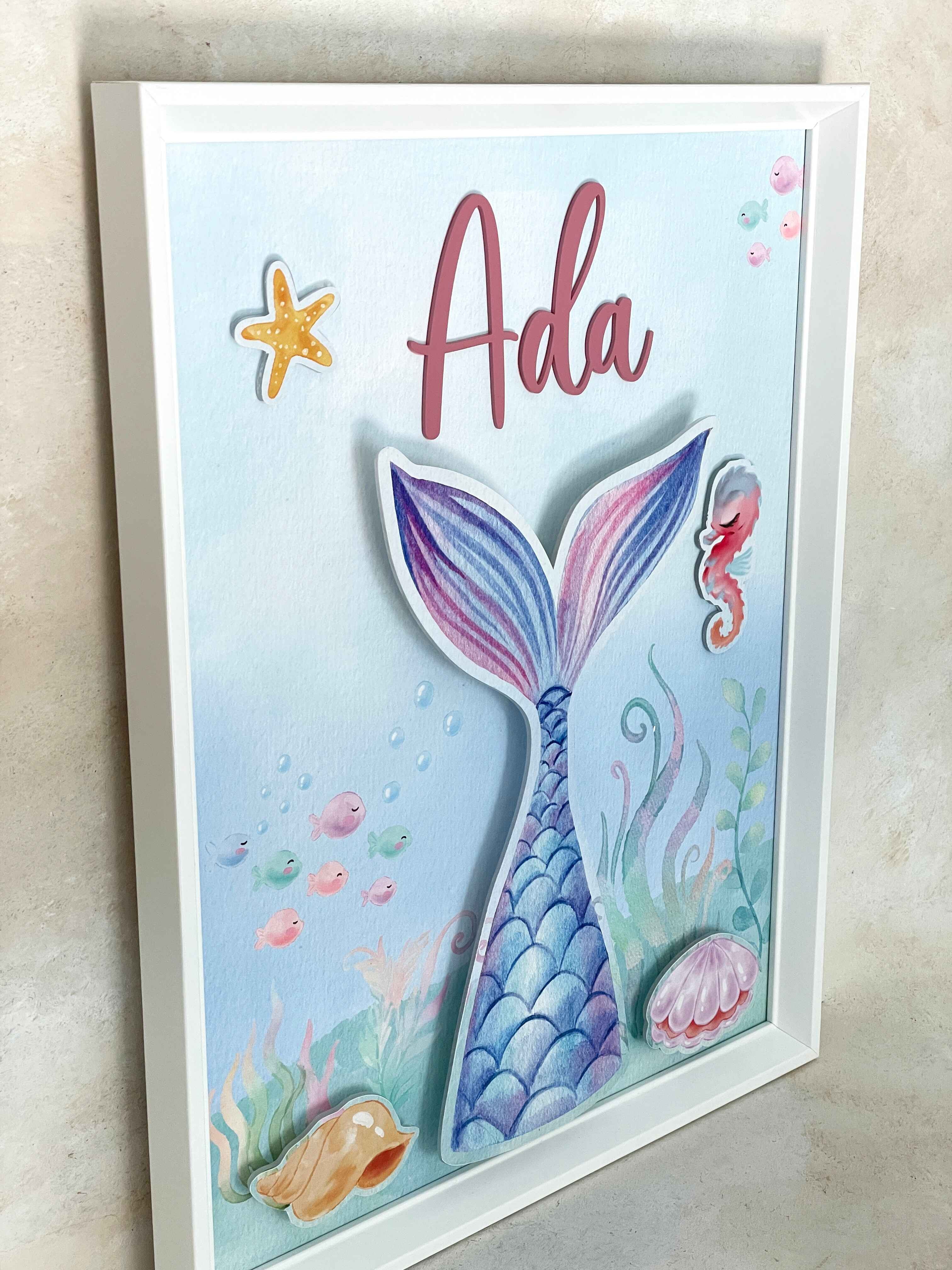 Mermaid Tail Kapı Süsü
