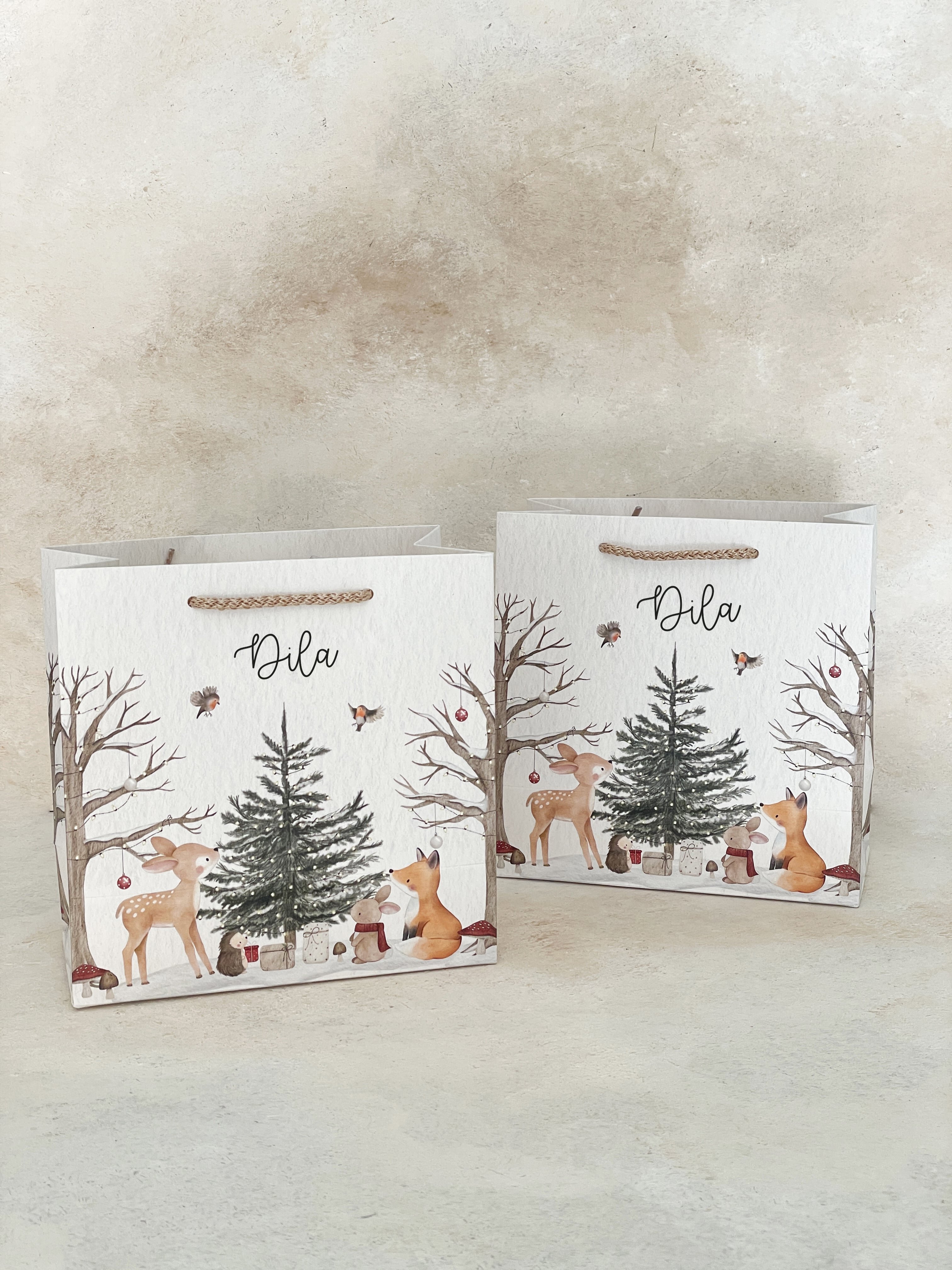 Woodland Christmas Hediye Çantası
