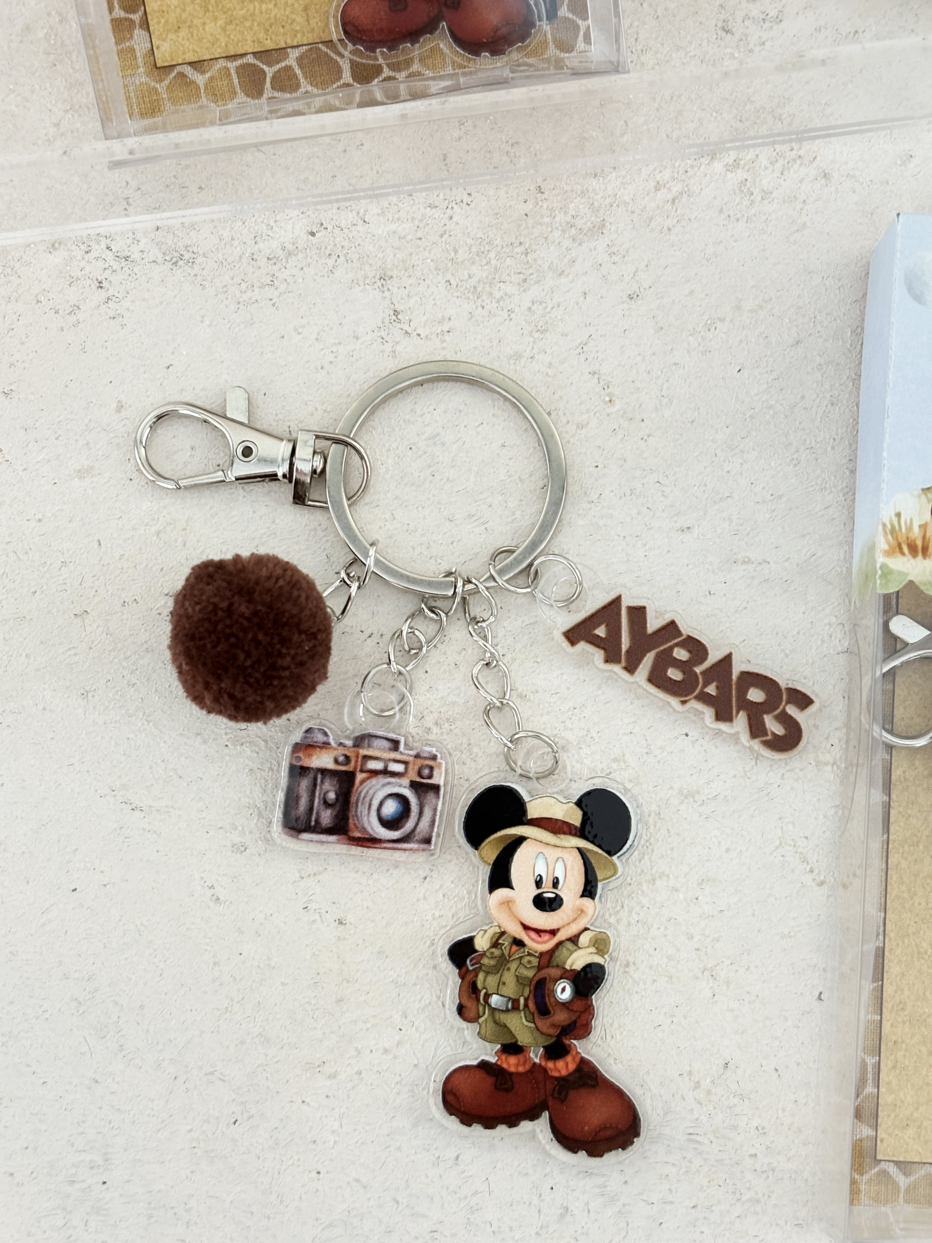 Safari Mickey Mouse Anahtarlık ve Kutusu