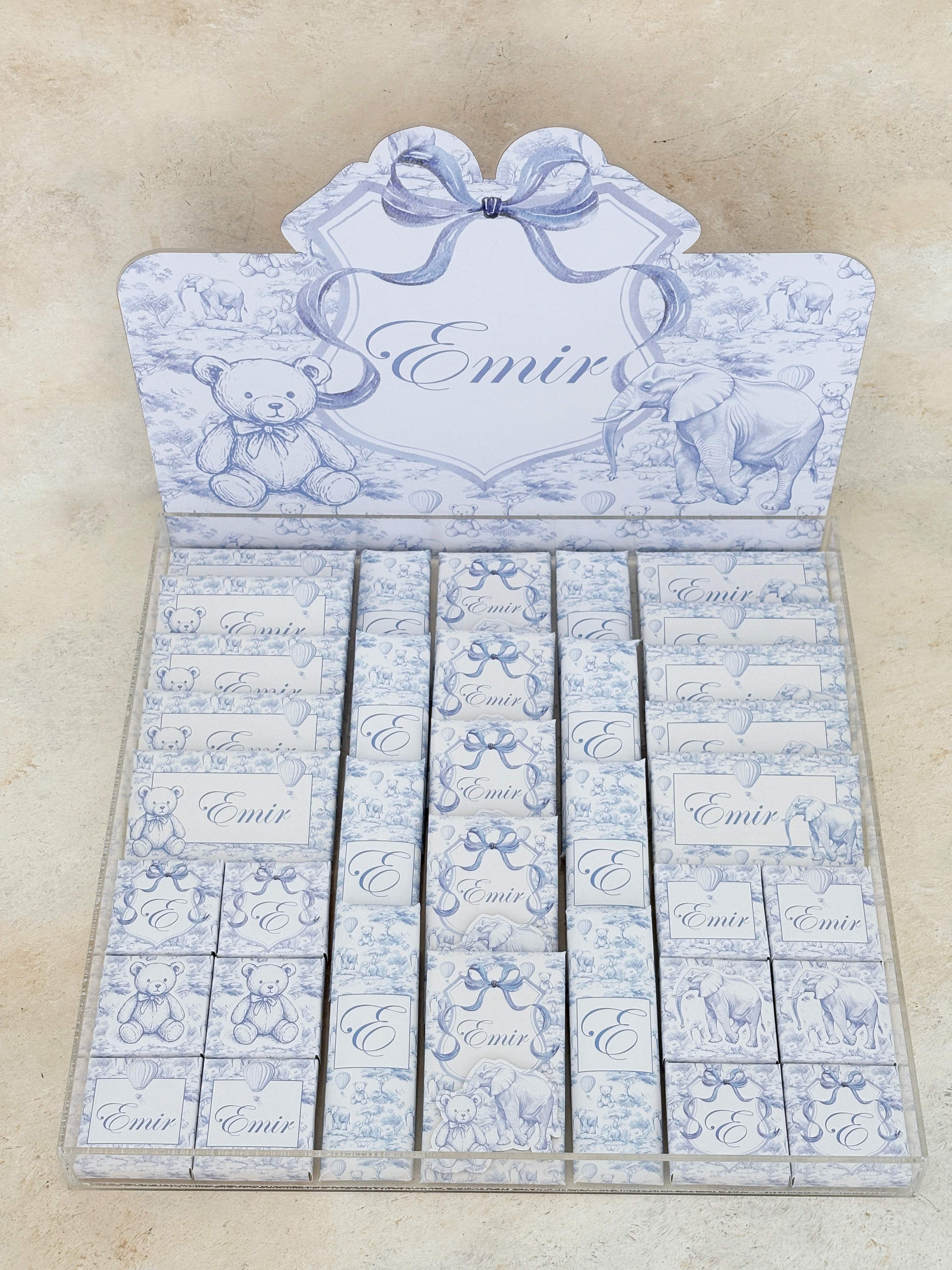 Chinoiserie Toile De Bear Çikolata Seti