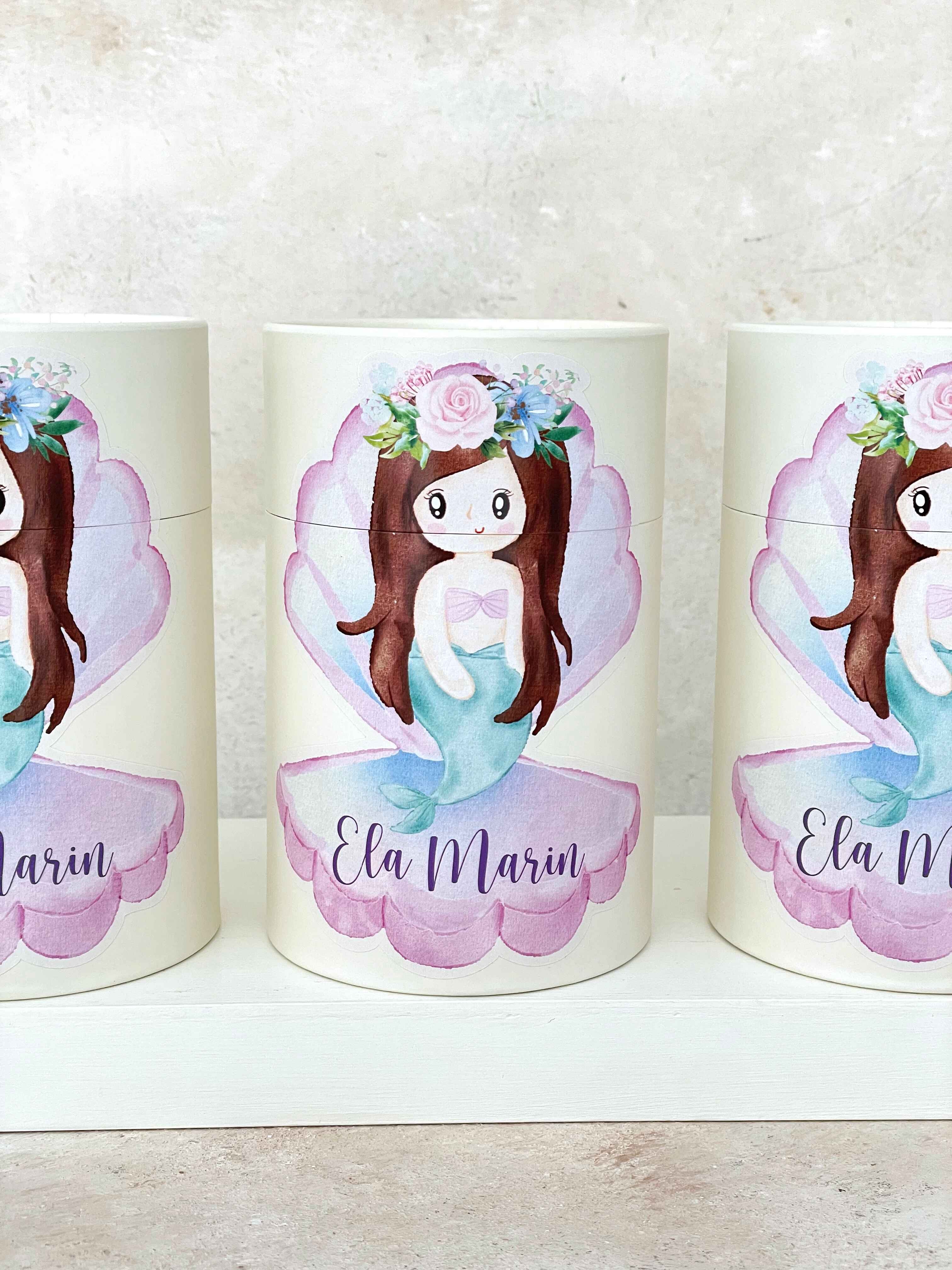 Mermaid Baby Silindir Kutu