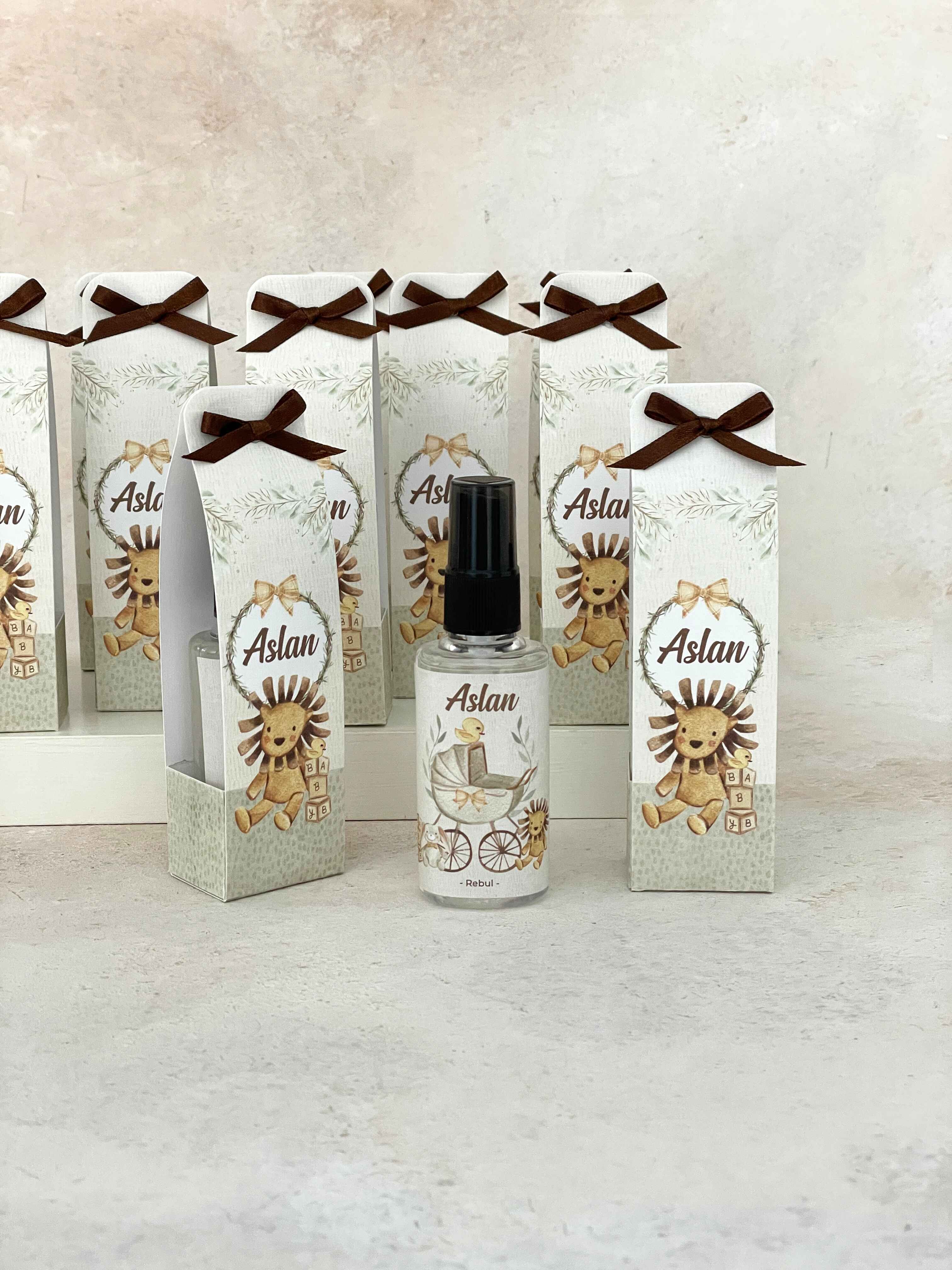Vintage Lion Kolonya ve Kılıfı