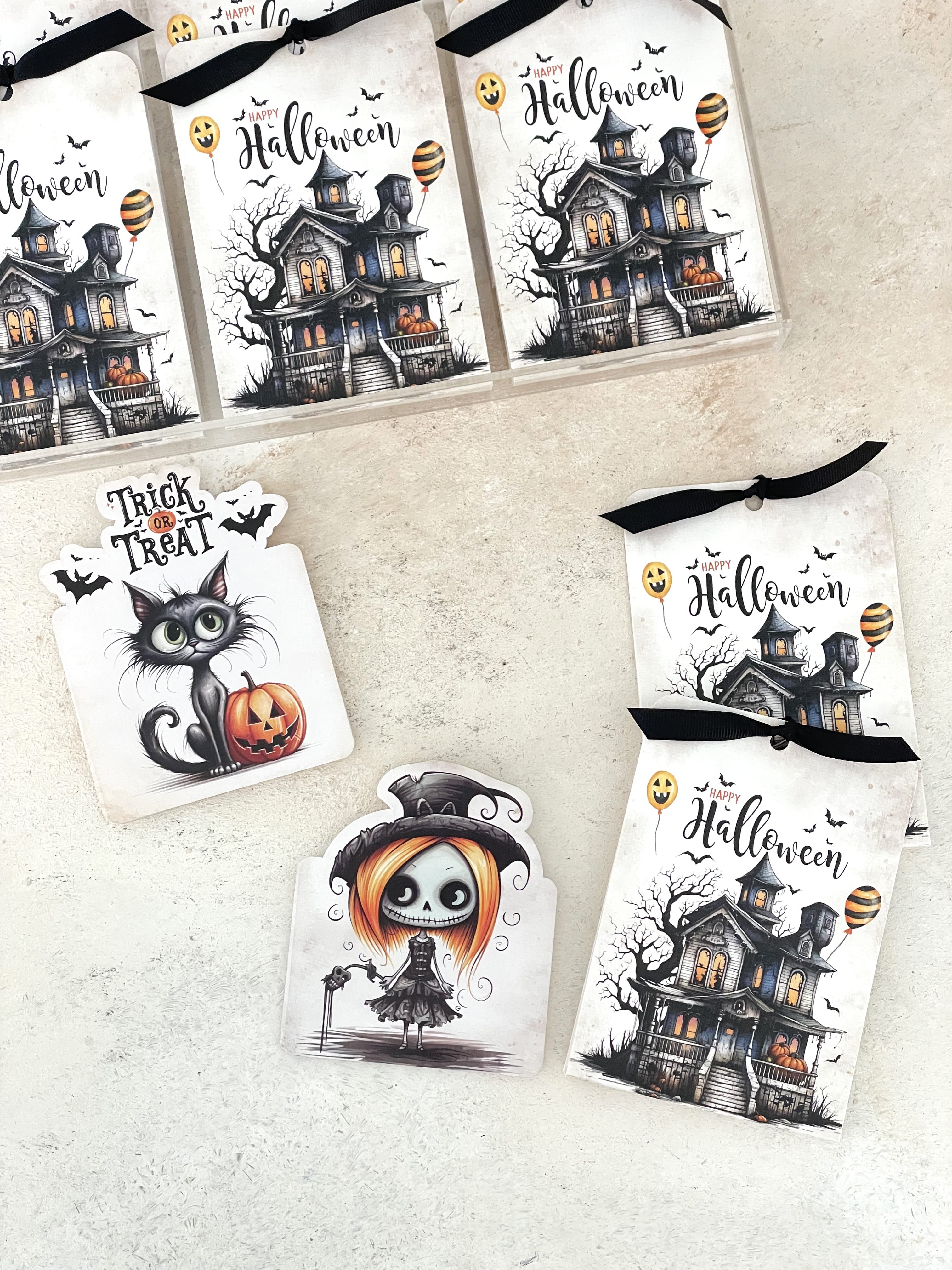 Gothic Halloween Pleksi Magnet ve Kılıfı