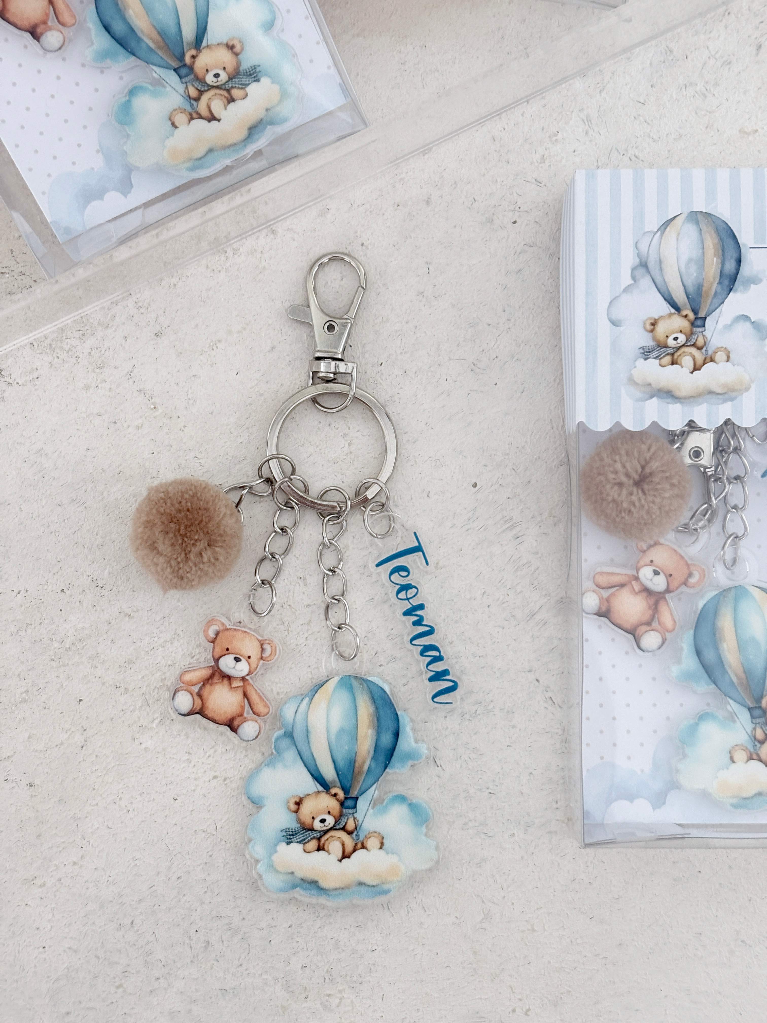 Bears & Balloons Anahtarlık ve Kutusu