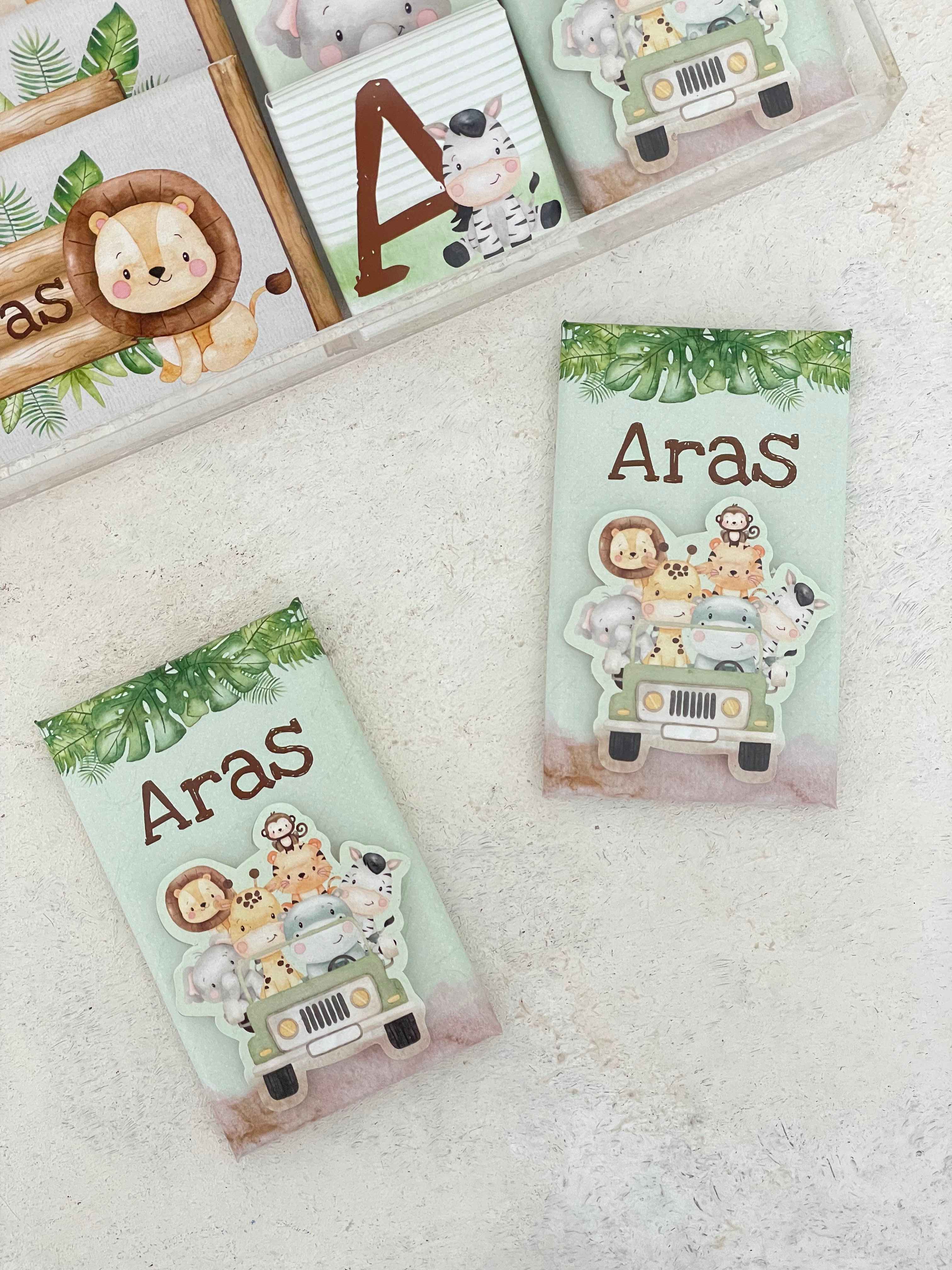 Arabalı Safari Çikolata Seti