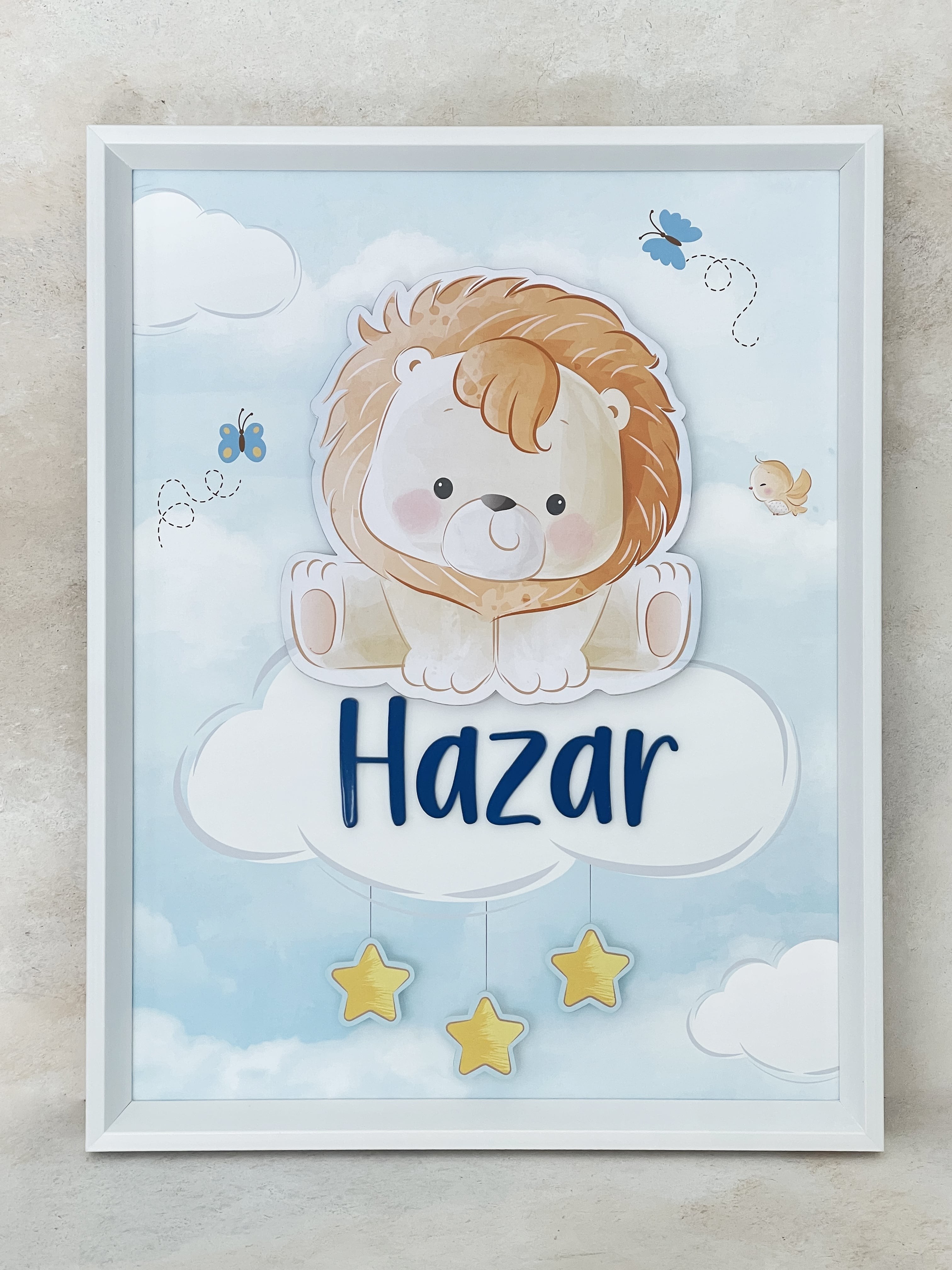 Kelebekli Aslan Kapı Süsü