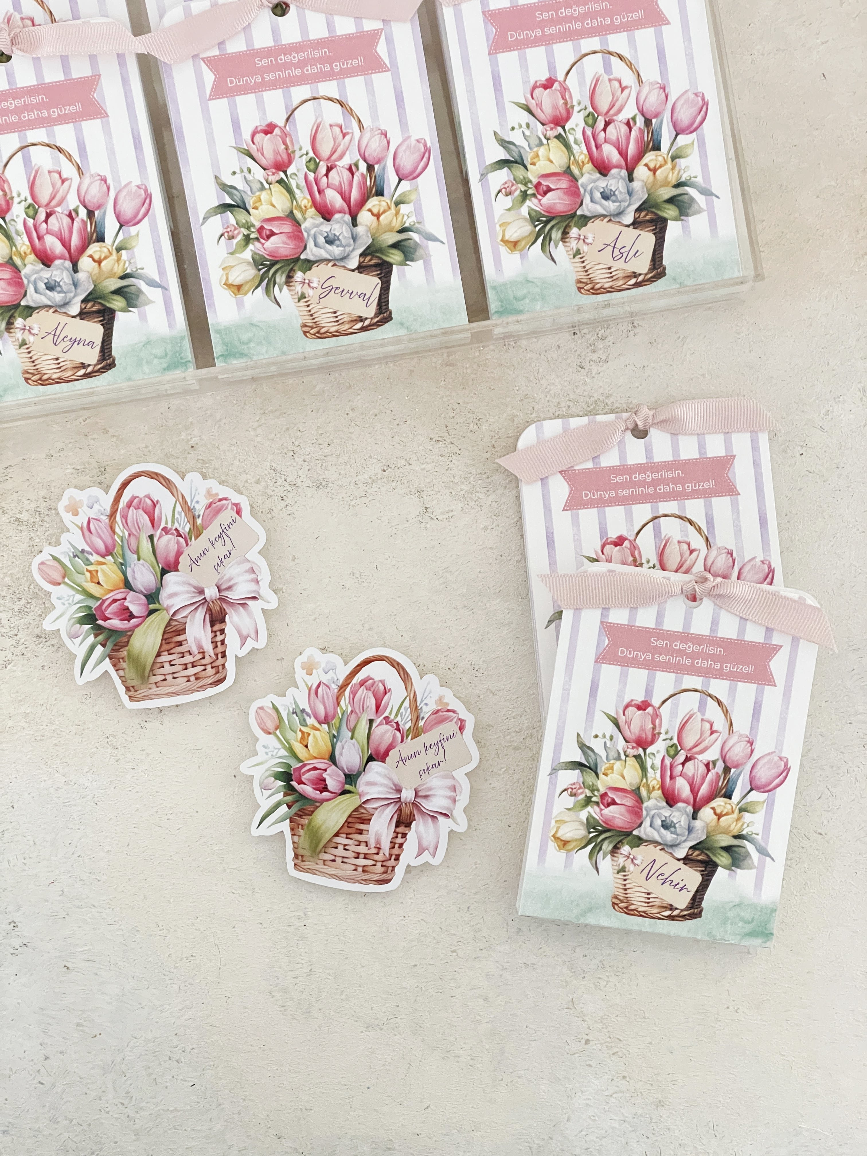 Pastel Tulips Hediye Seti - 4