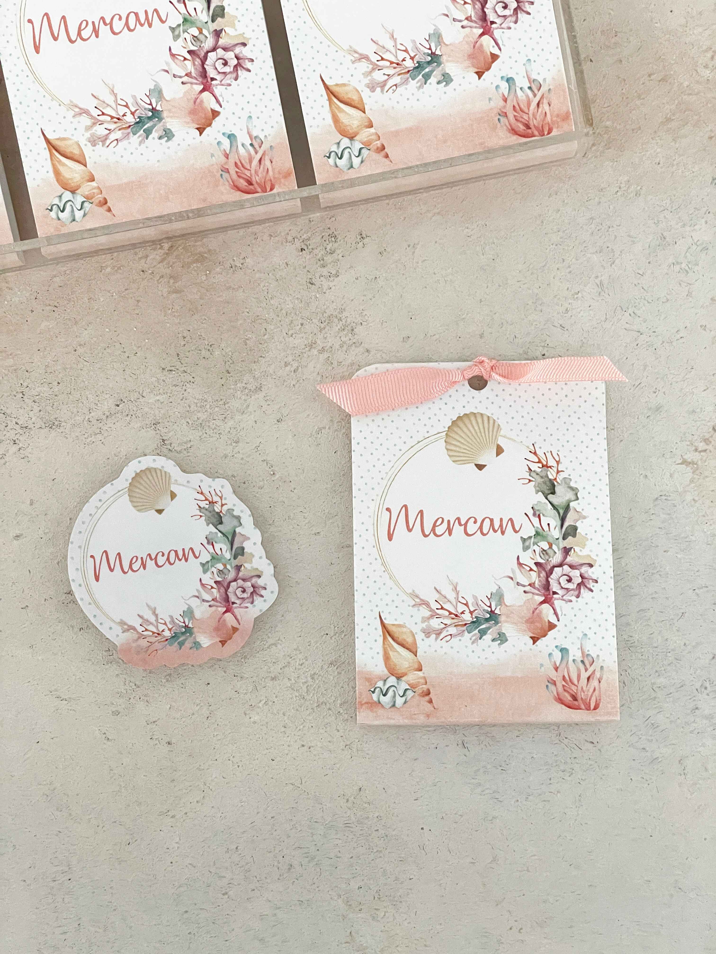 Shells & Pearls Pleksi Magnet ve Kılıfı