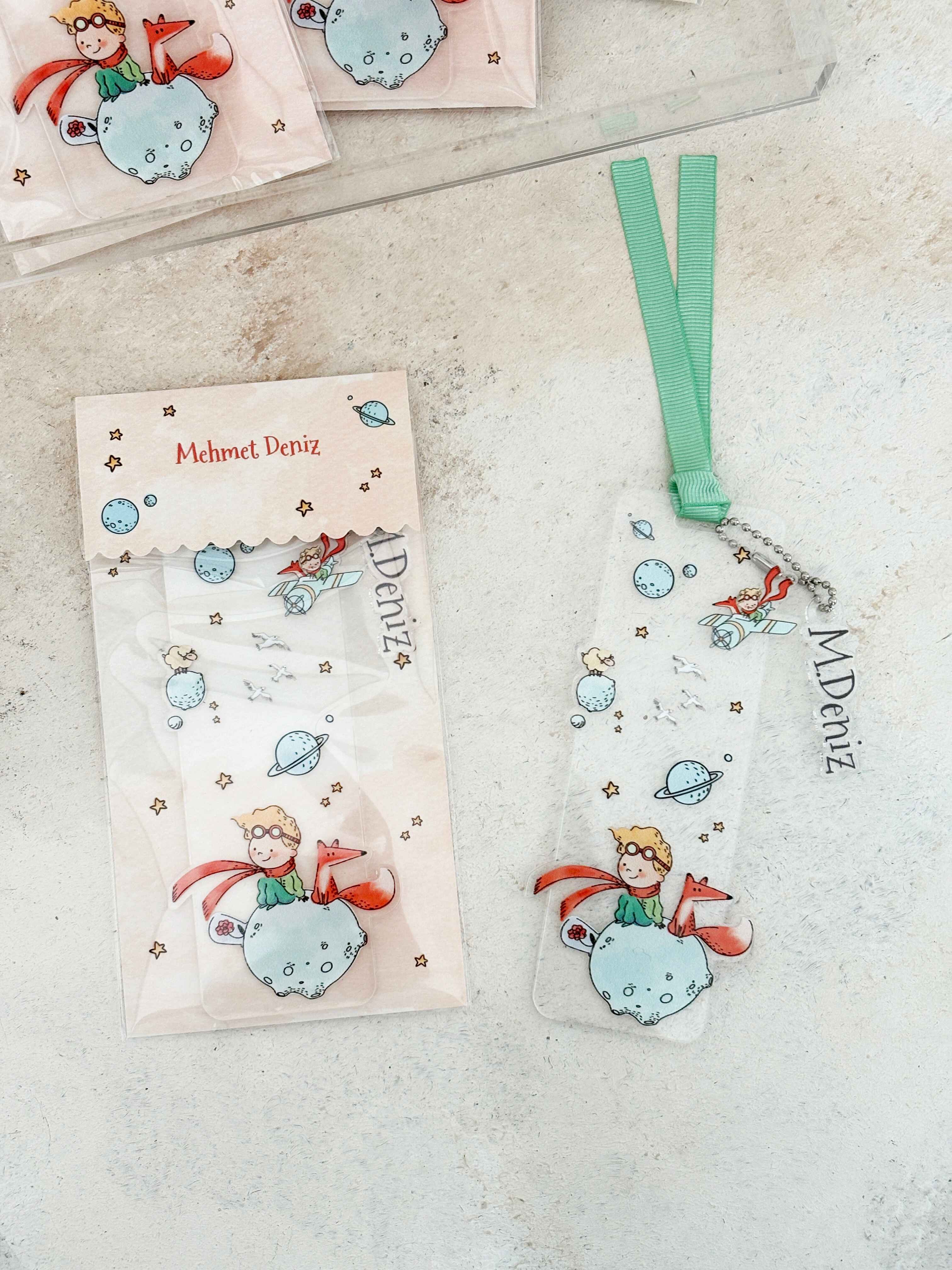 Little Prince Cartoon Pleksi Kitap Ayracı