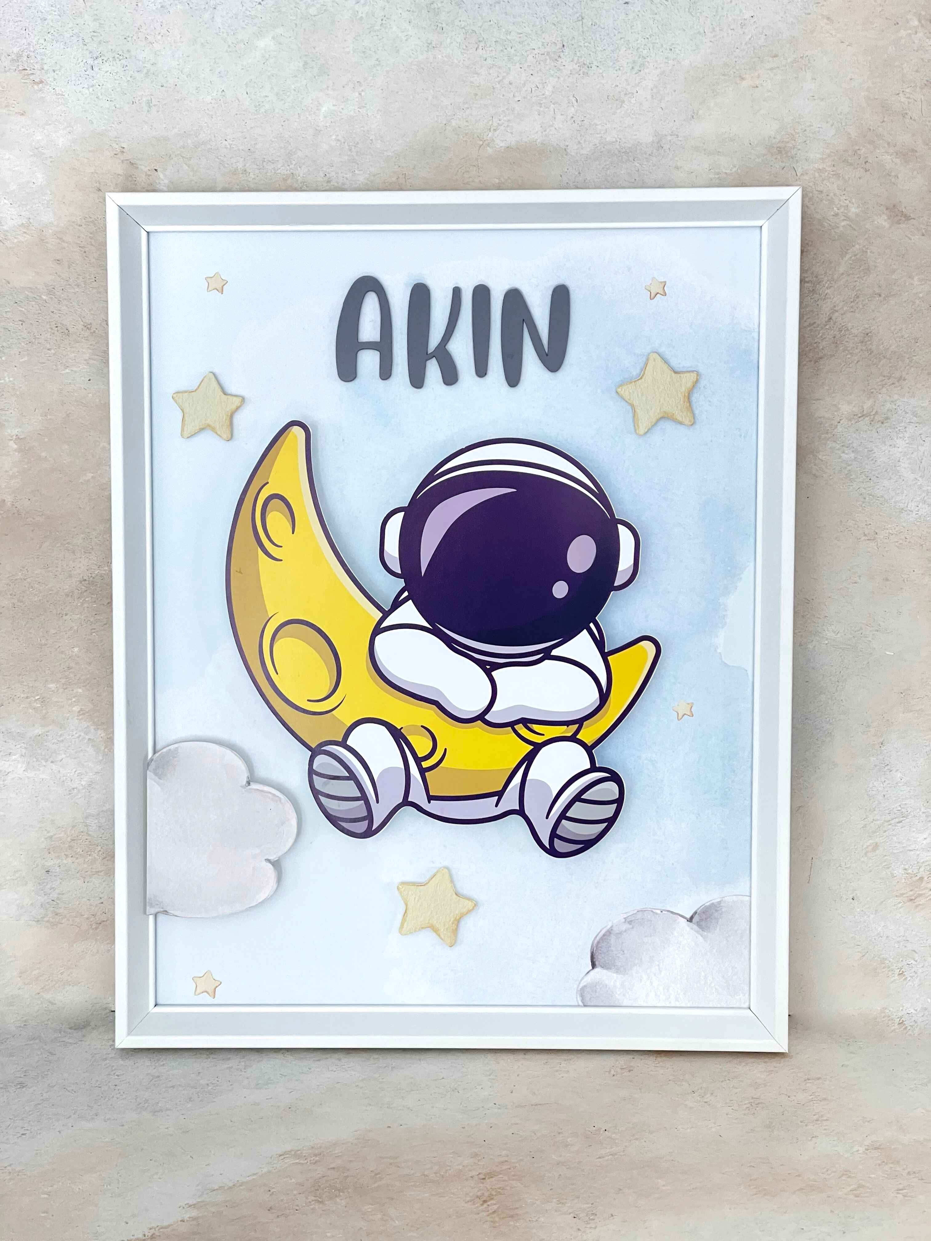 Astronaut Kapı Süsü
