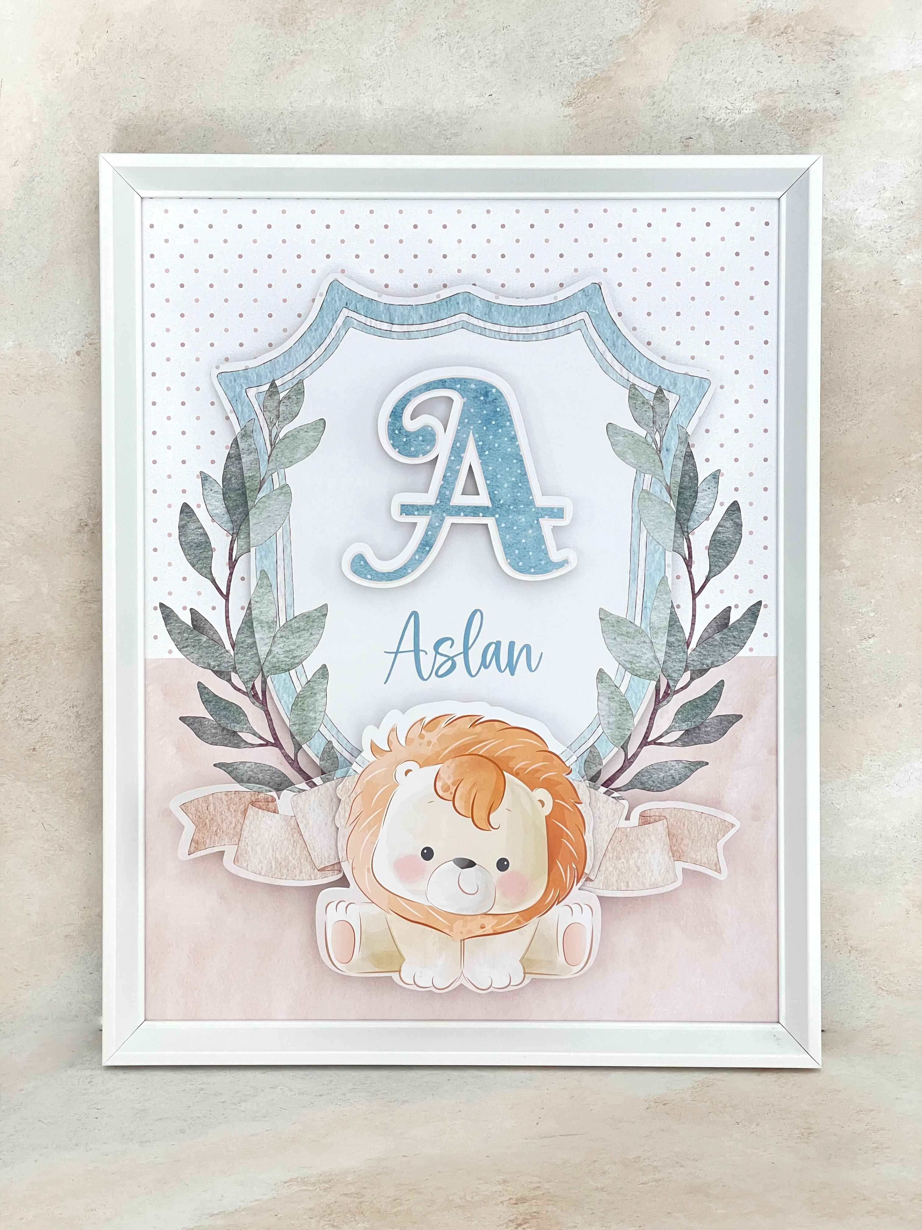 Lion Baby Crest Kapı Süsü