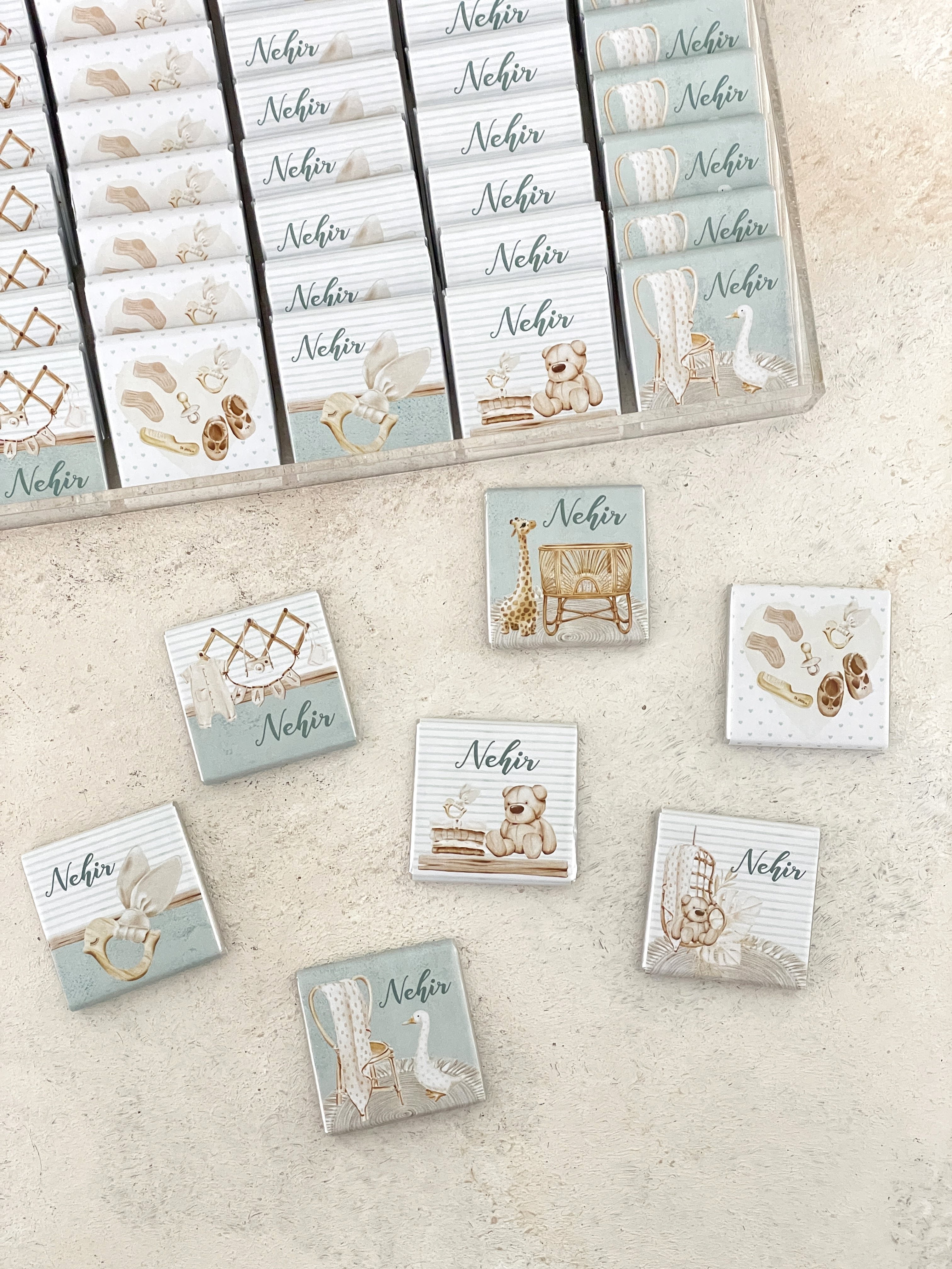 Boho Baby Mint Madlen Çikolata