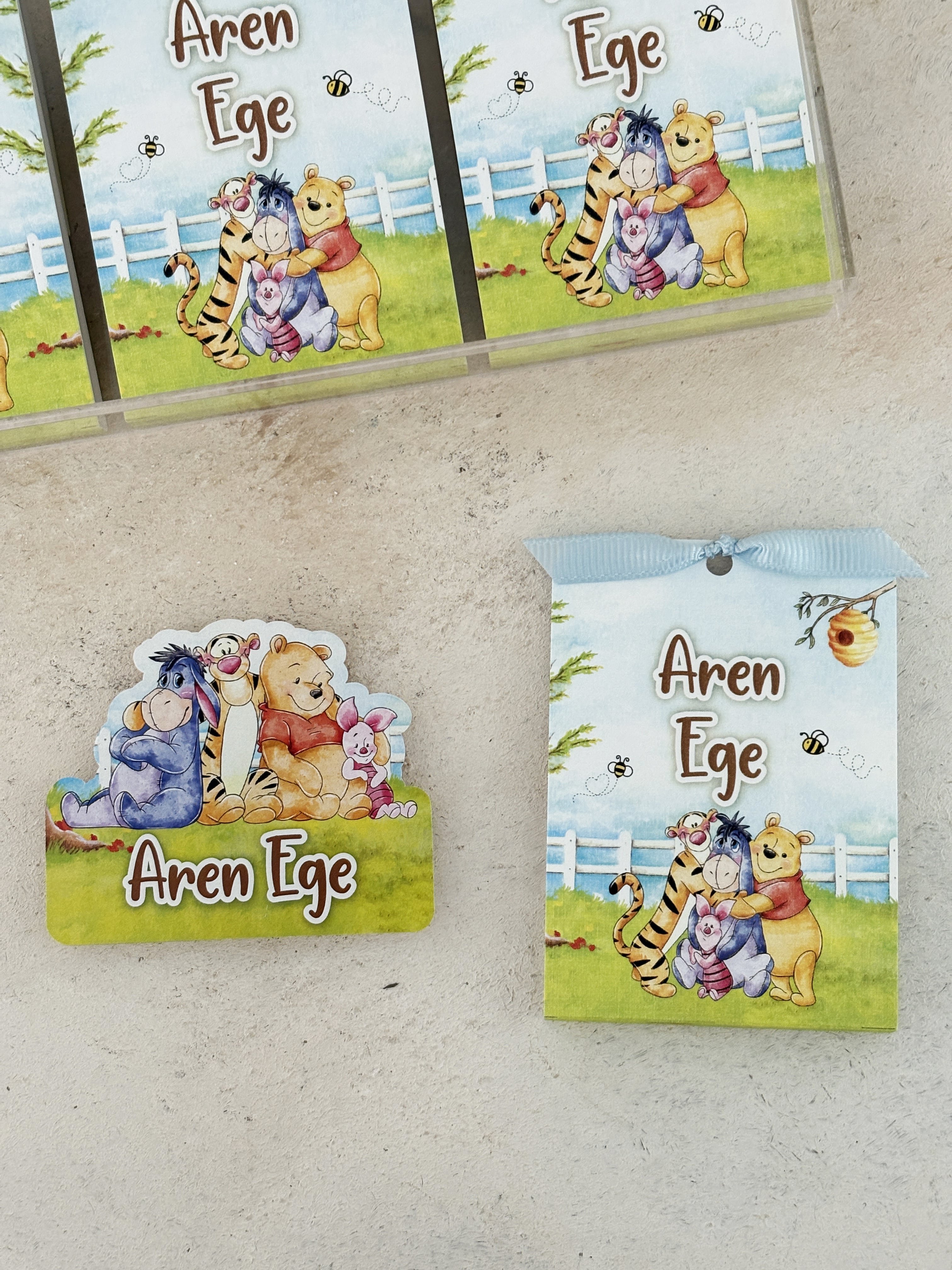 Winnie The Pooh & Friends Pleksi Magnet ve Kılıfı
