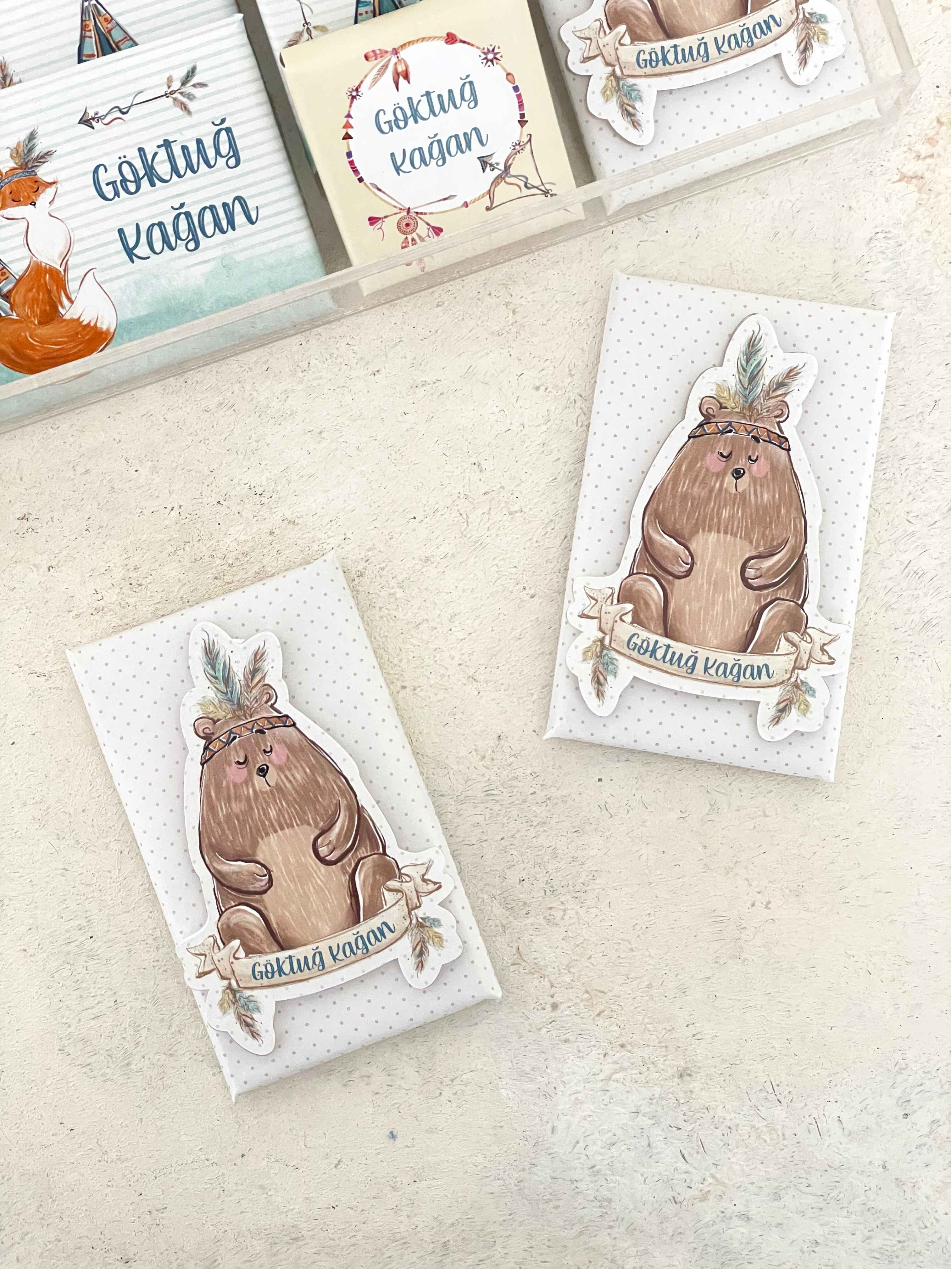 Boho Animals Çikolata Seti