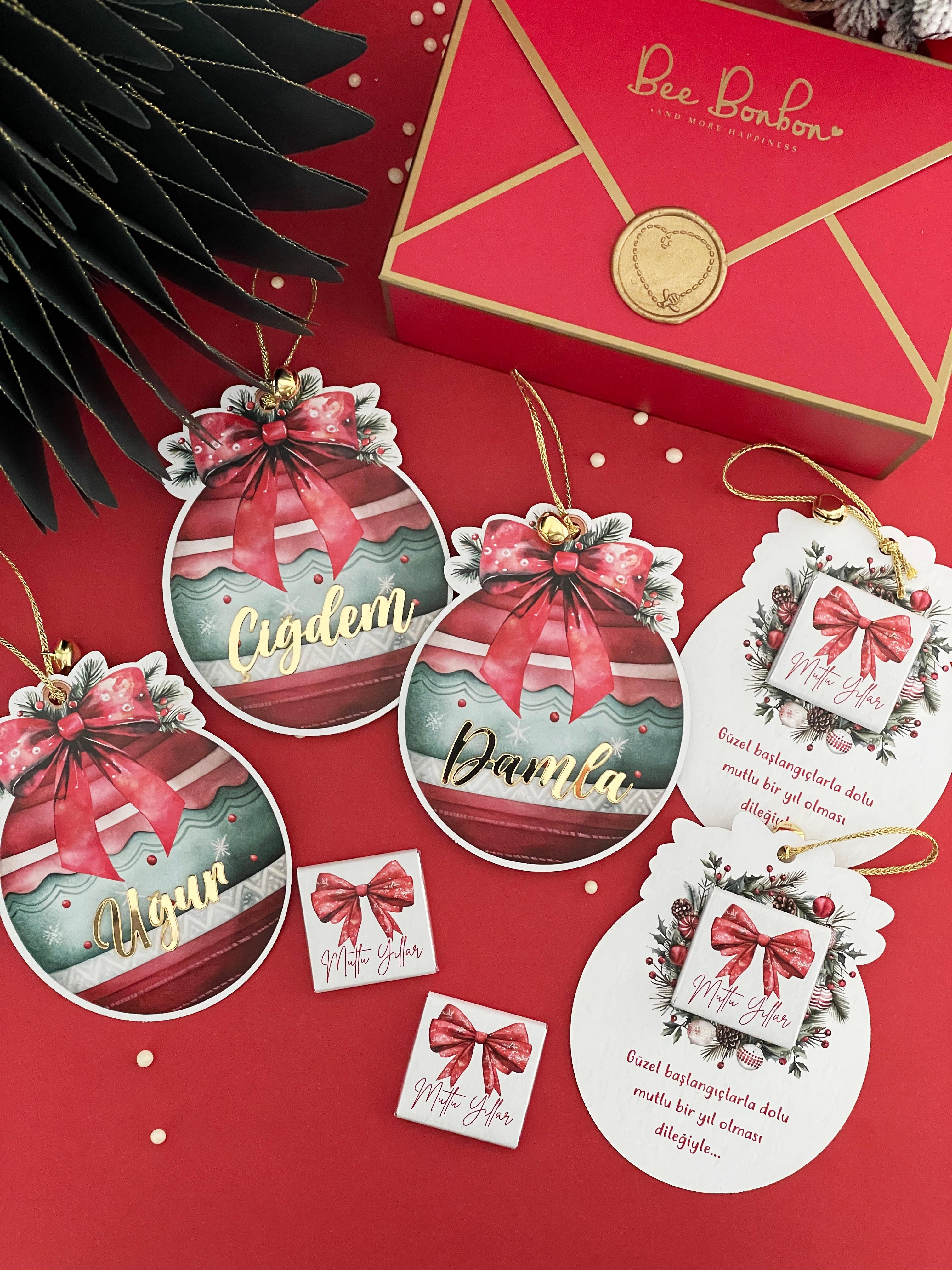 Ornaments Ağaç Süsü Çikolata Seti