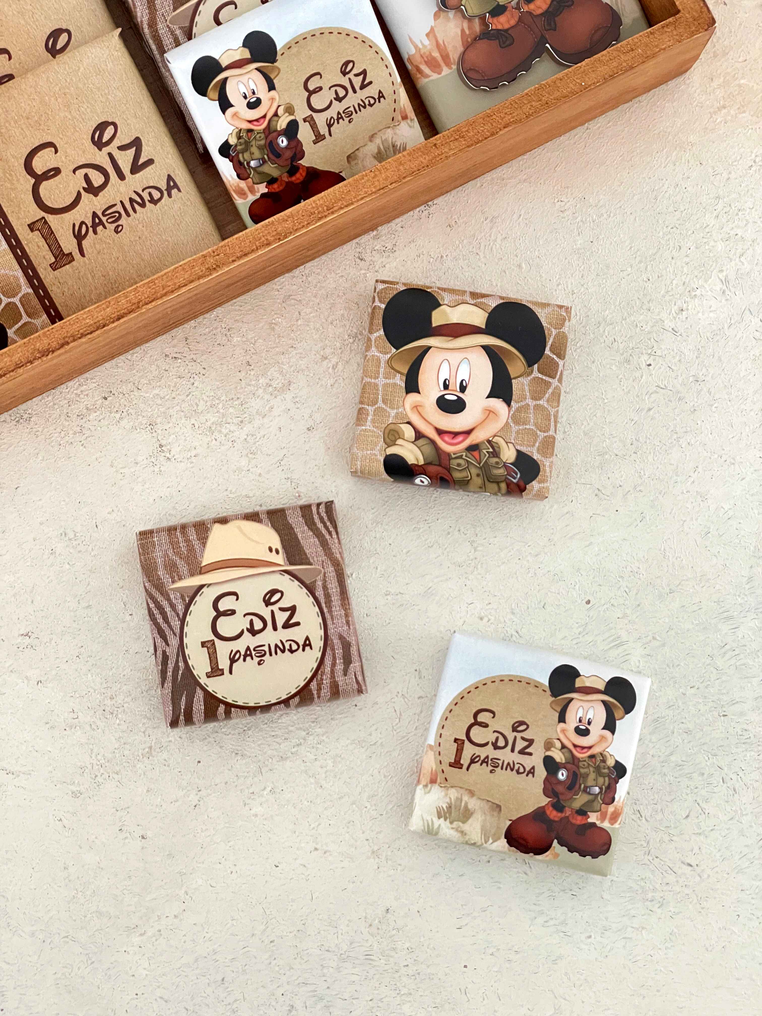 Safari Mickey Çikolata Seti