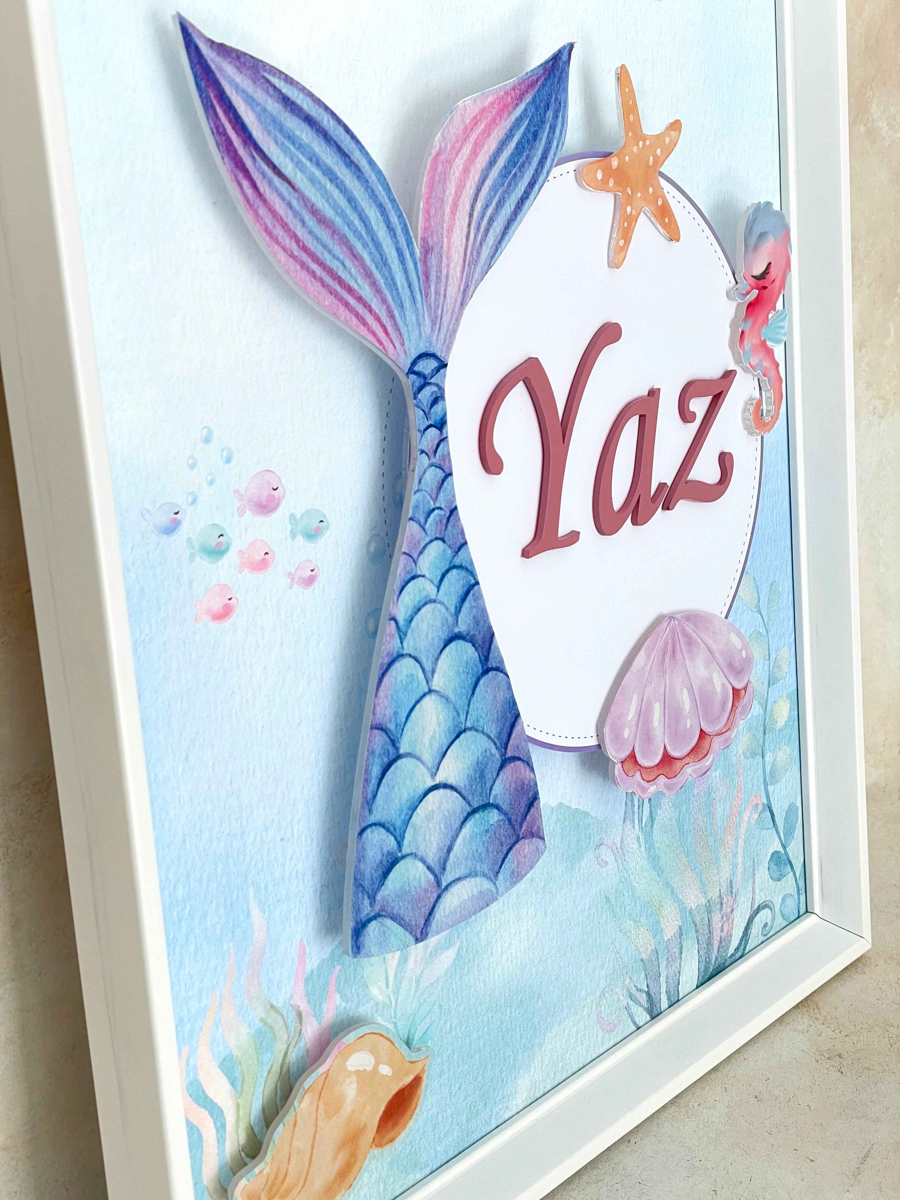 Mermaid Tail Kapı Süsü
