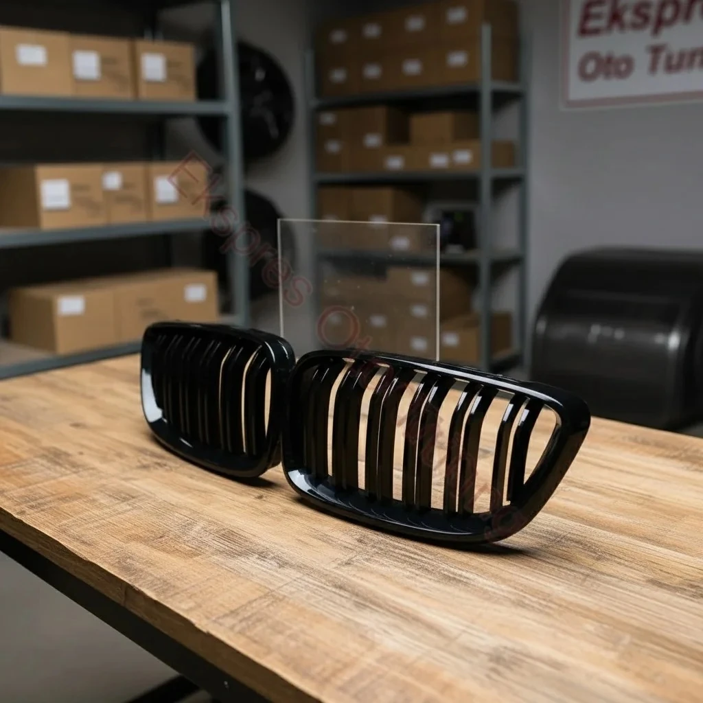 Bmw 2 Serisi Panjur Seti (F22 Uyumlu – M2 Görünüm – Parlak Siyah)