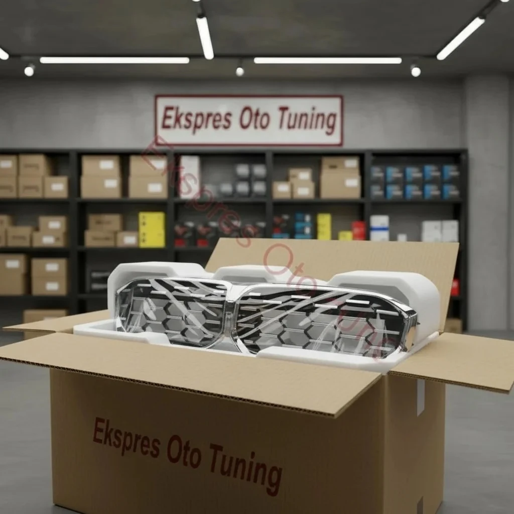 Bmw 3 Serisi Panjur (G20 LCI Uyumlu – Diamond – Gri/Krom Çerçeve)