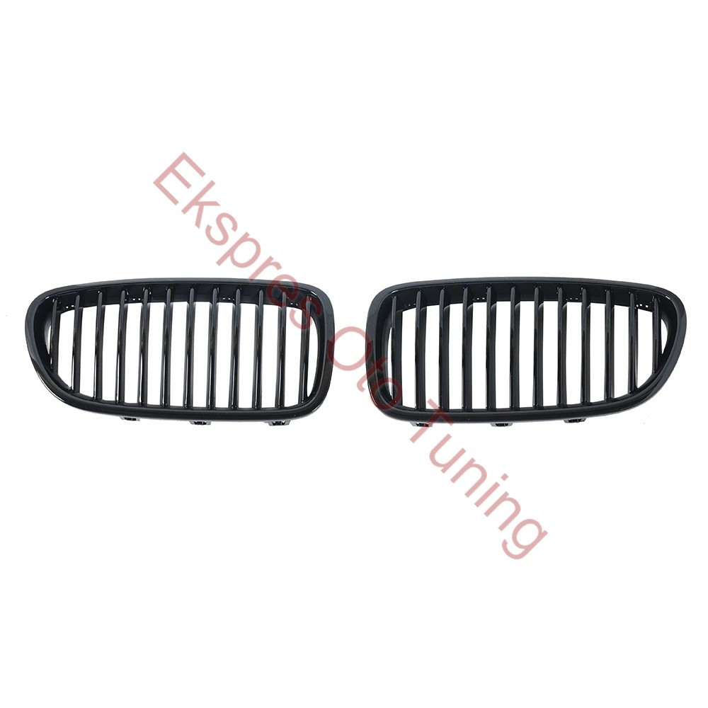 BMW F10 UYUMLU M5 TİPİ PARLAK SİYAH PANJUR SETİ