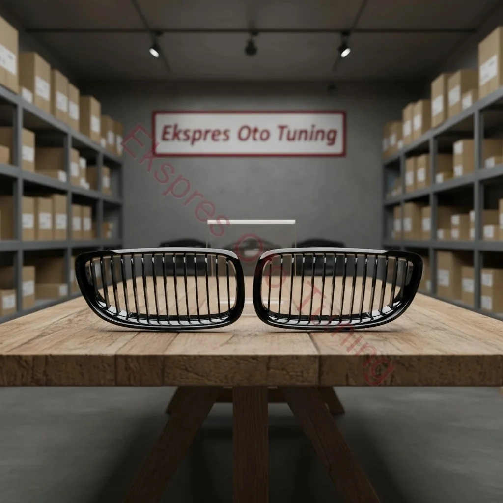 Bmw 3 Serisi Panjur Seti (E92 LCI Uyumlu – Parlak Siyah)