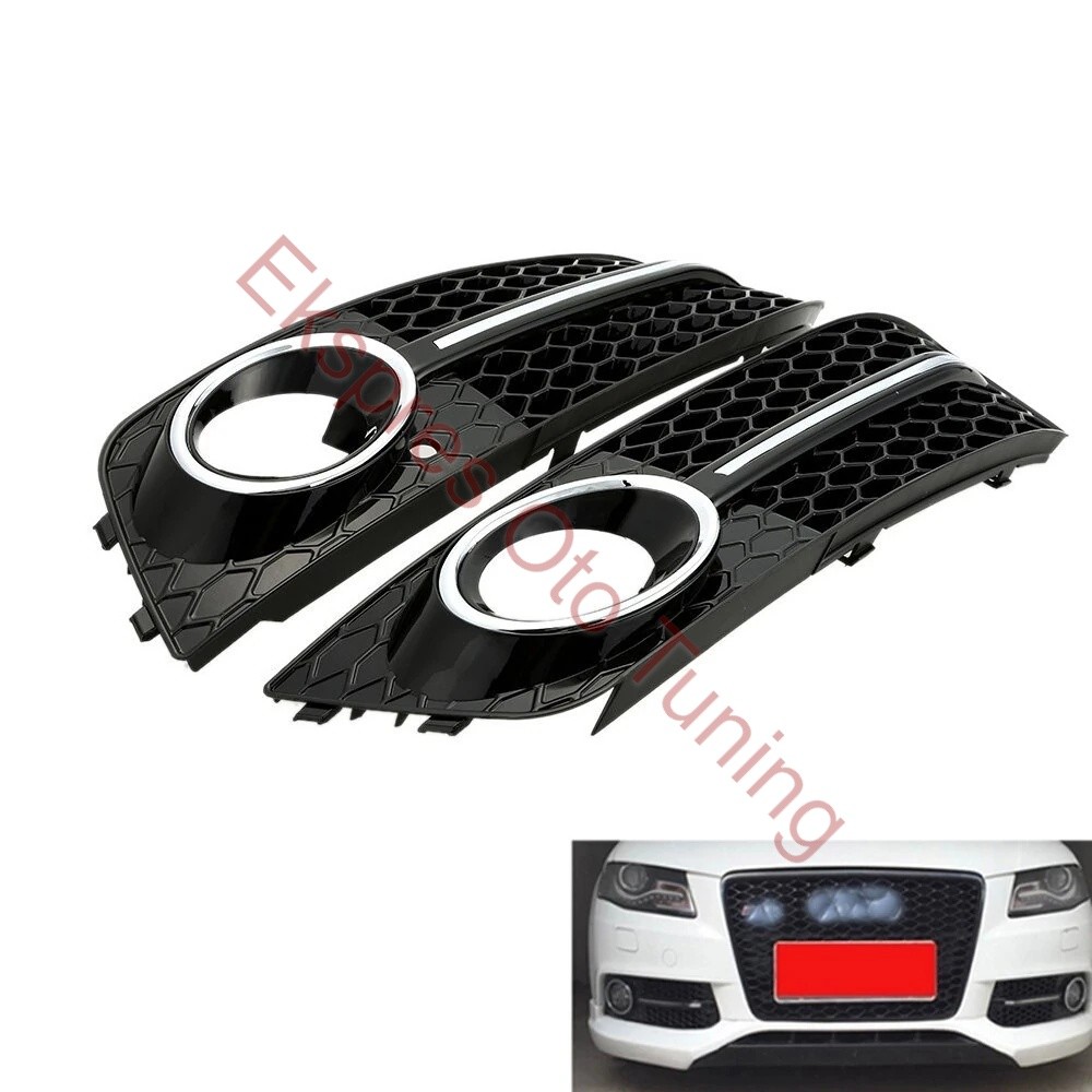 AUDI A4 SİS ÇERÇEVESİ KROM/SİYAH RS TİP 2008-2011