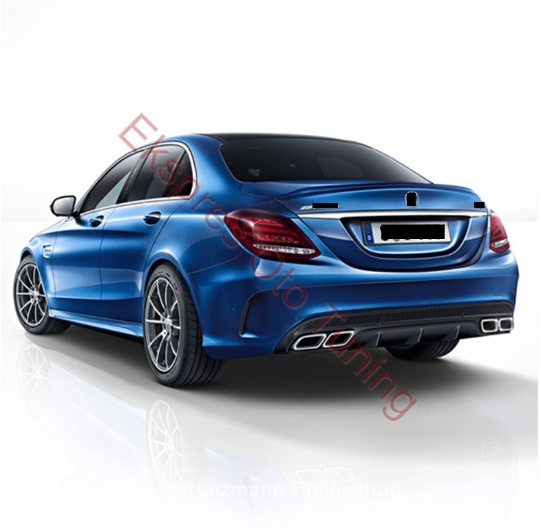 Mercedes C Serisi Bagaj Spoileri (W205 Sedan Uyumlu - C63 Görünüm)
